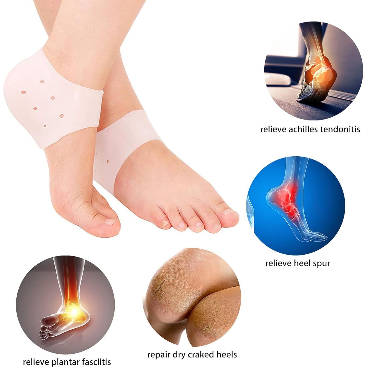 Protectores de Talón de Gel RooRuns - 2 Pares Almohadillas