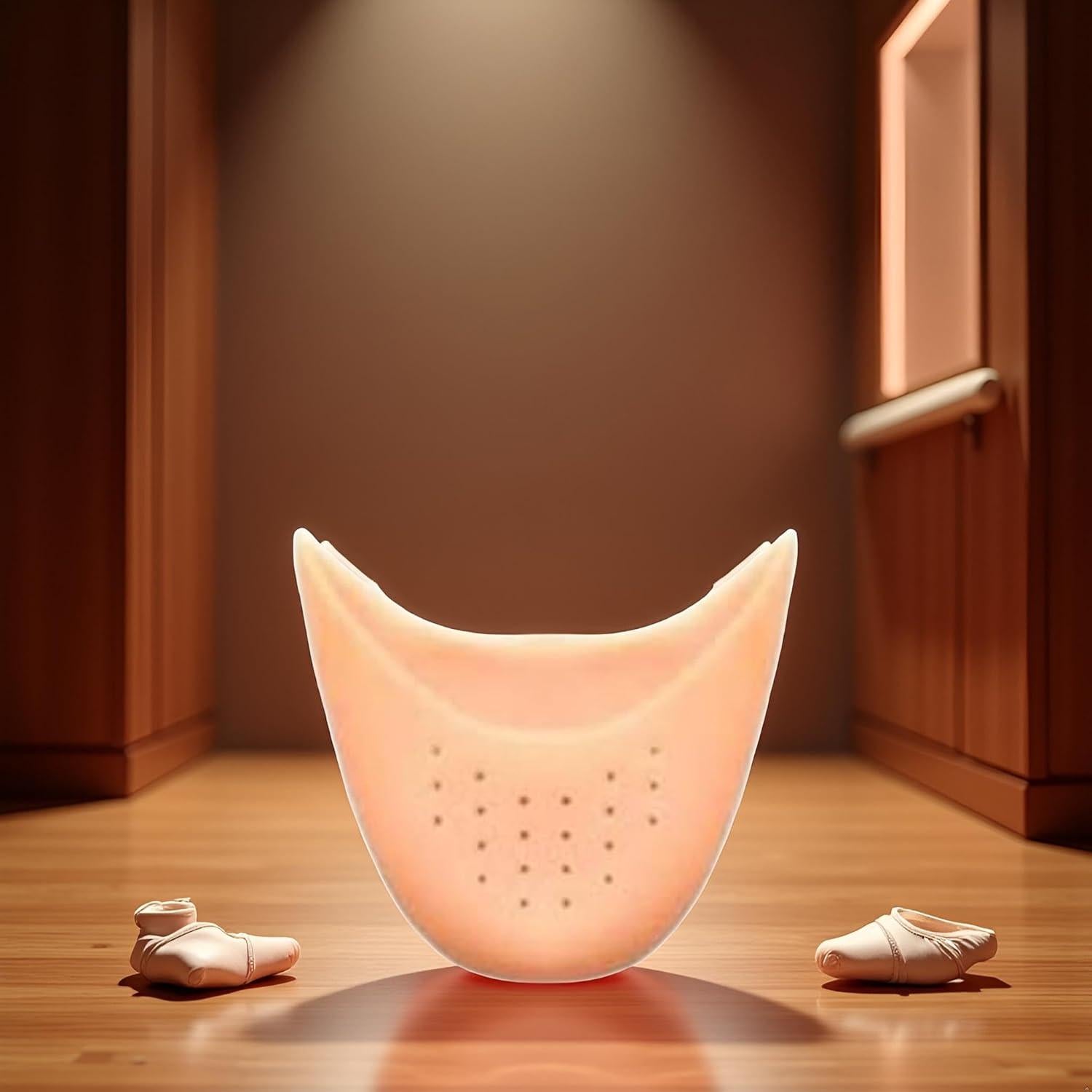 Almohadillas de Gel de Silicona Beige para Punta de Ballet Jinshining