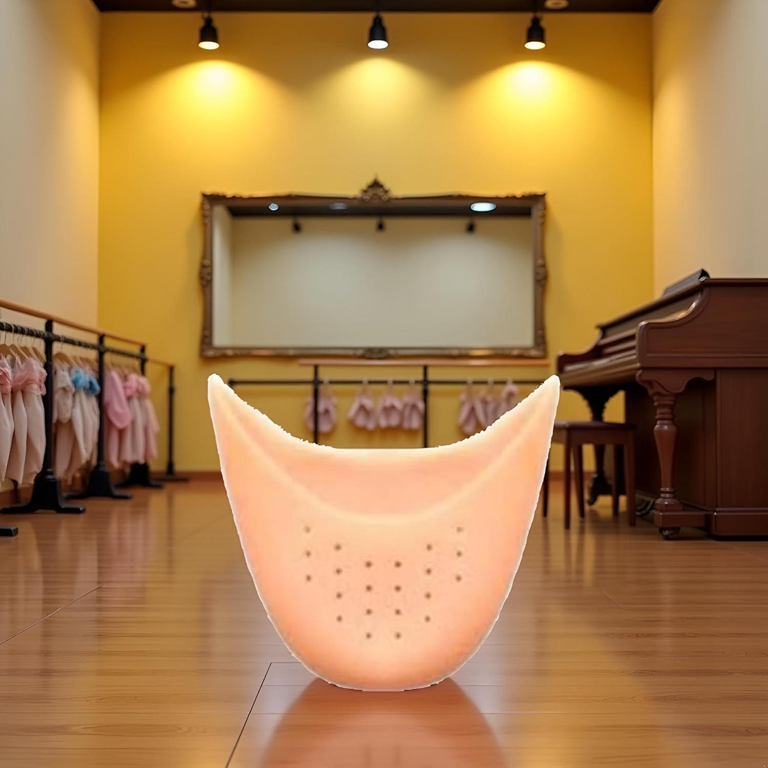 Almohadillas de Gel de Silicona Beige para Punta de Ballet Jinshining