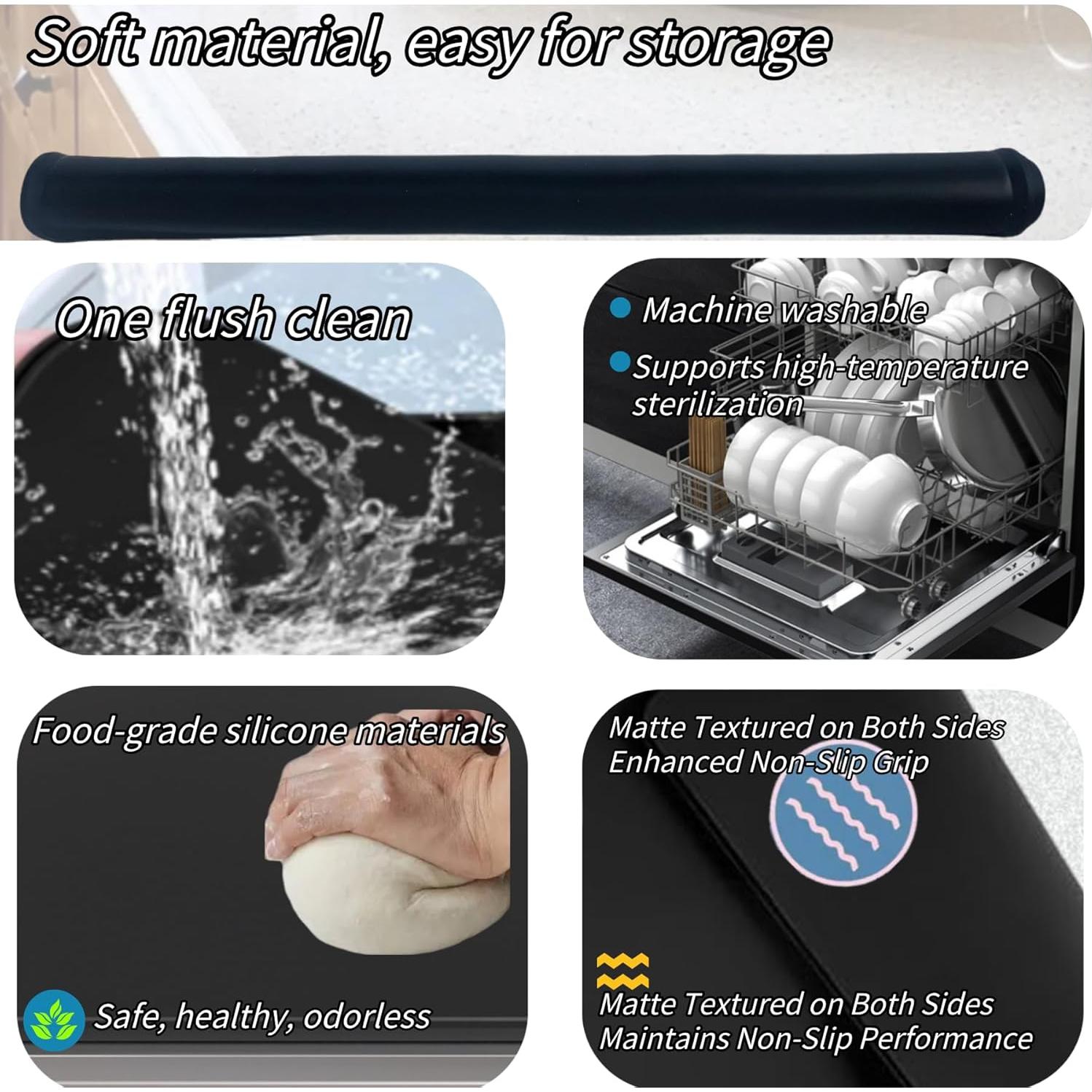 Protector de Estufa Eléctrica Iycnkok 71.1x50.8cm Silicona Negro