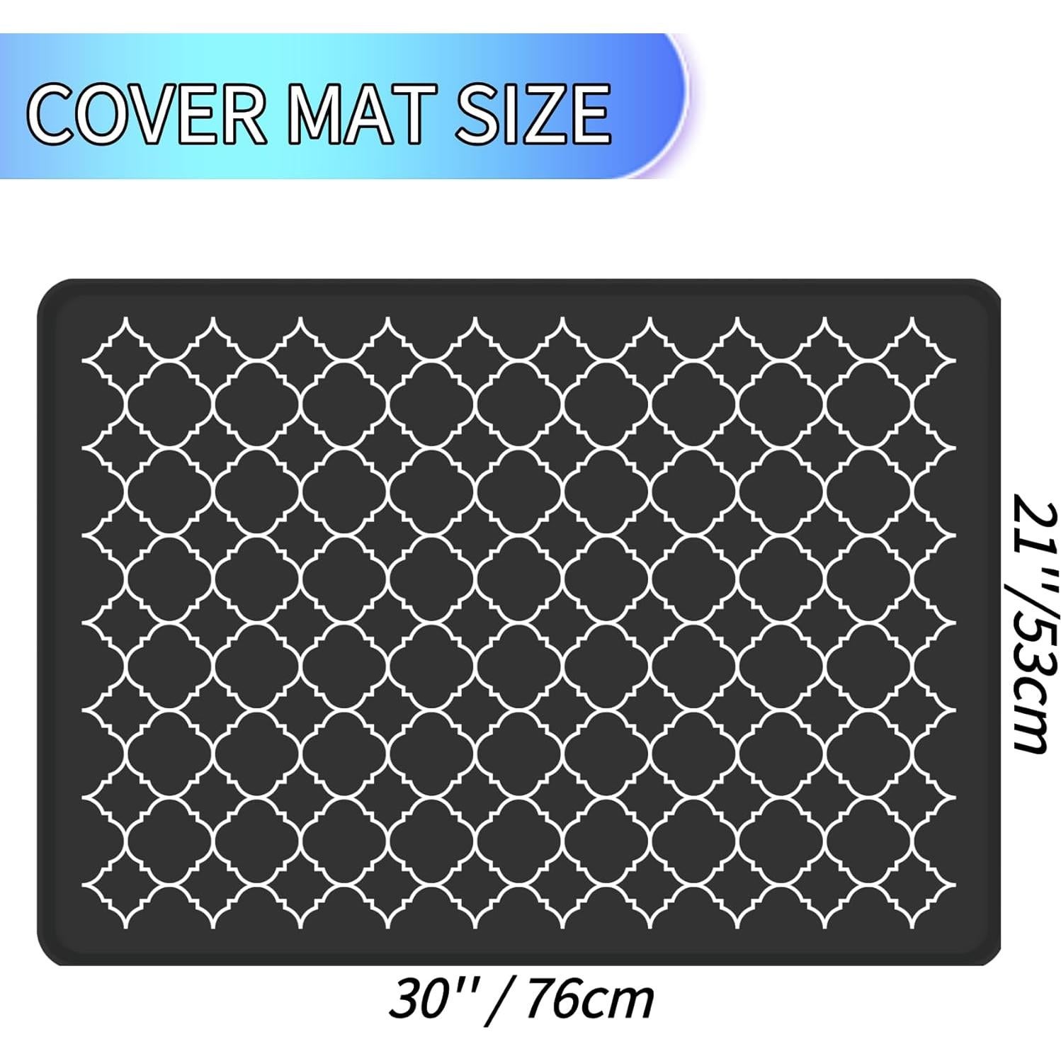 Cubierta de Estufa de Silicona Nyoria 53x76 cm Resistente al Calor