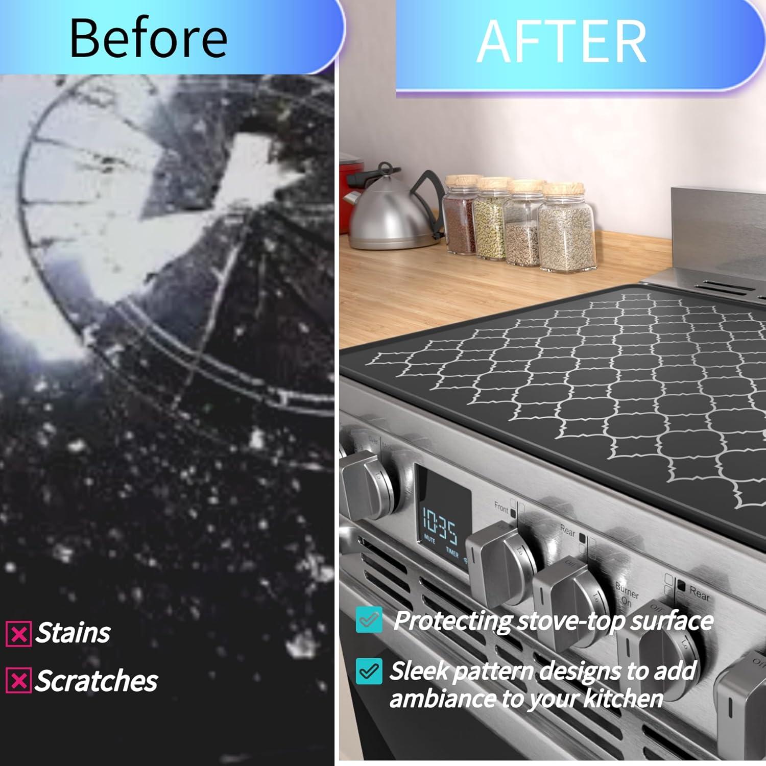 Cubierta de Estufa de Silicona Nyoria 53x76 cm Resistente al Calor