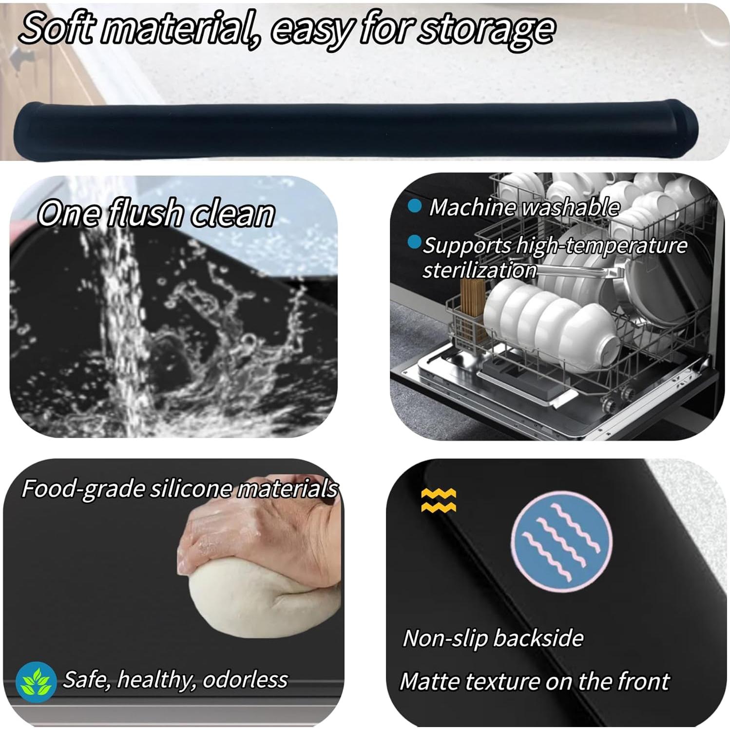 Cubierta de Estufa de Silicona Nyoria 53x76 cm Resistente al Calor