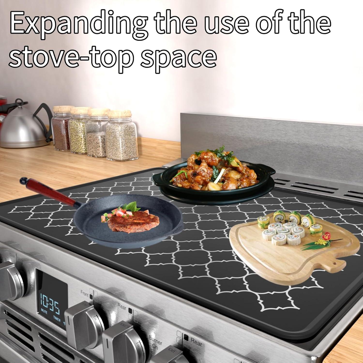 Cubierta de Estufa de Silicona Nyoria 53x76 cm Resistente al Calor