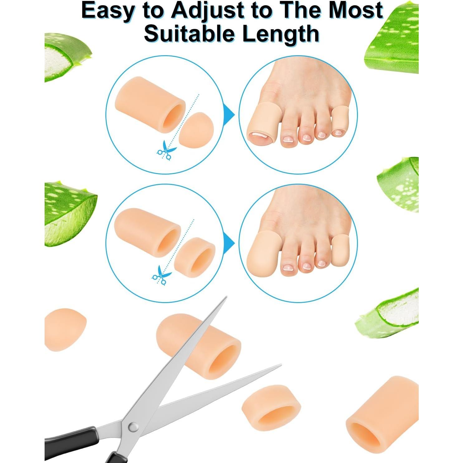 6 Protectores de Dedos de Gel DLMDLM - Alivio para Ampollas y Callos