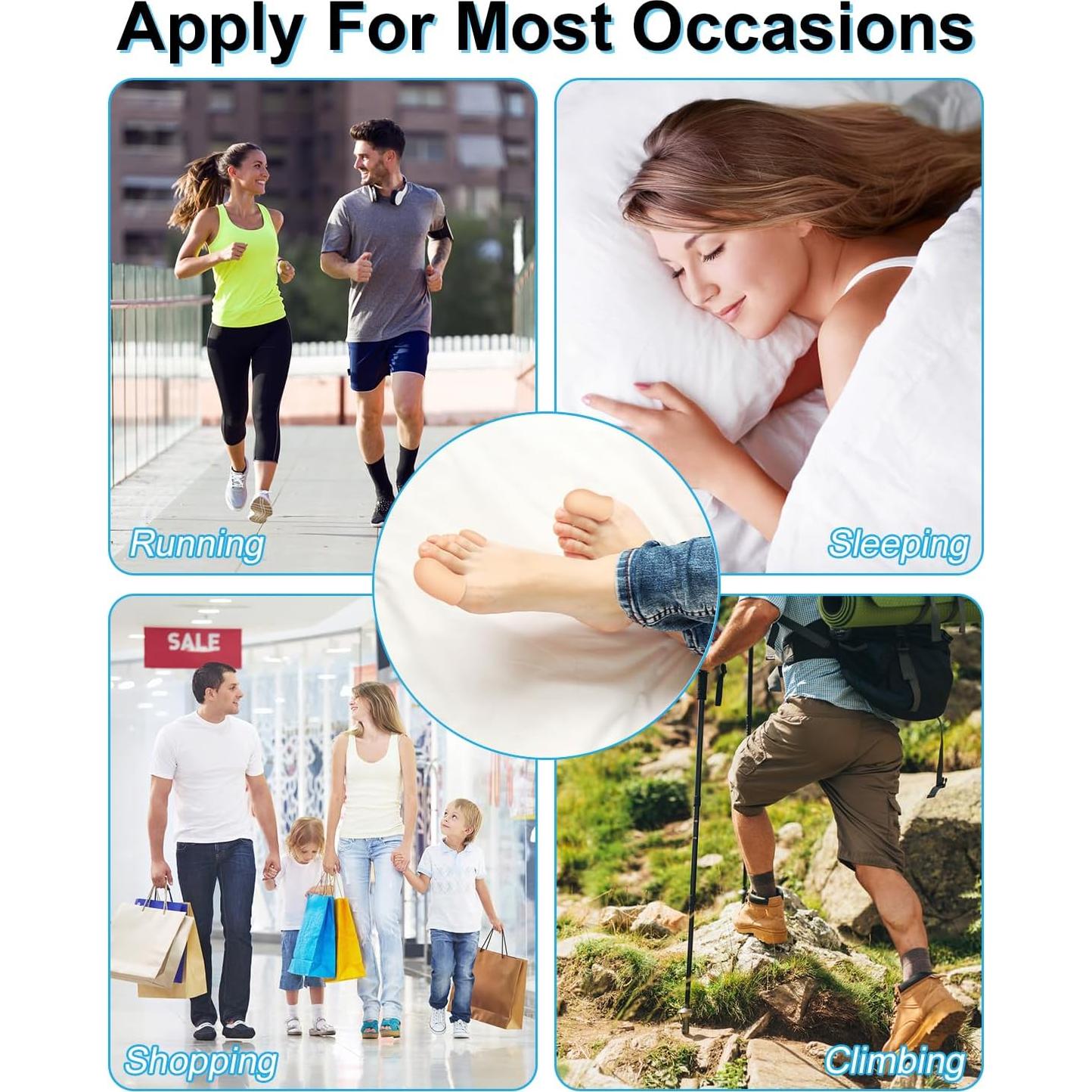 6 Protectores de Dedos de Gel DLMDLM - Alivio para Ampollas y Callos