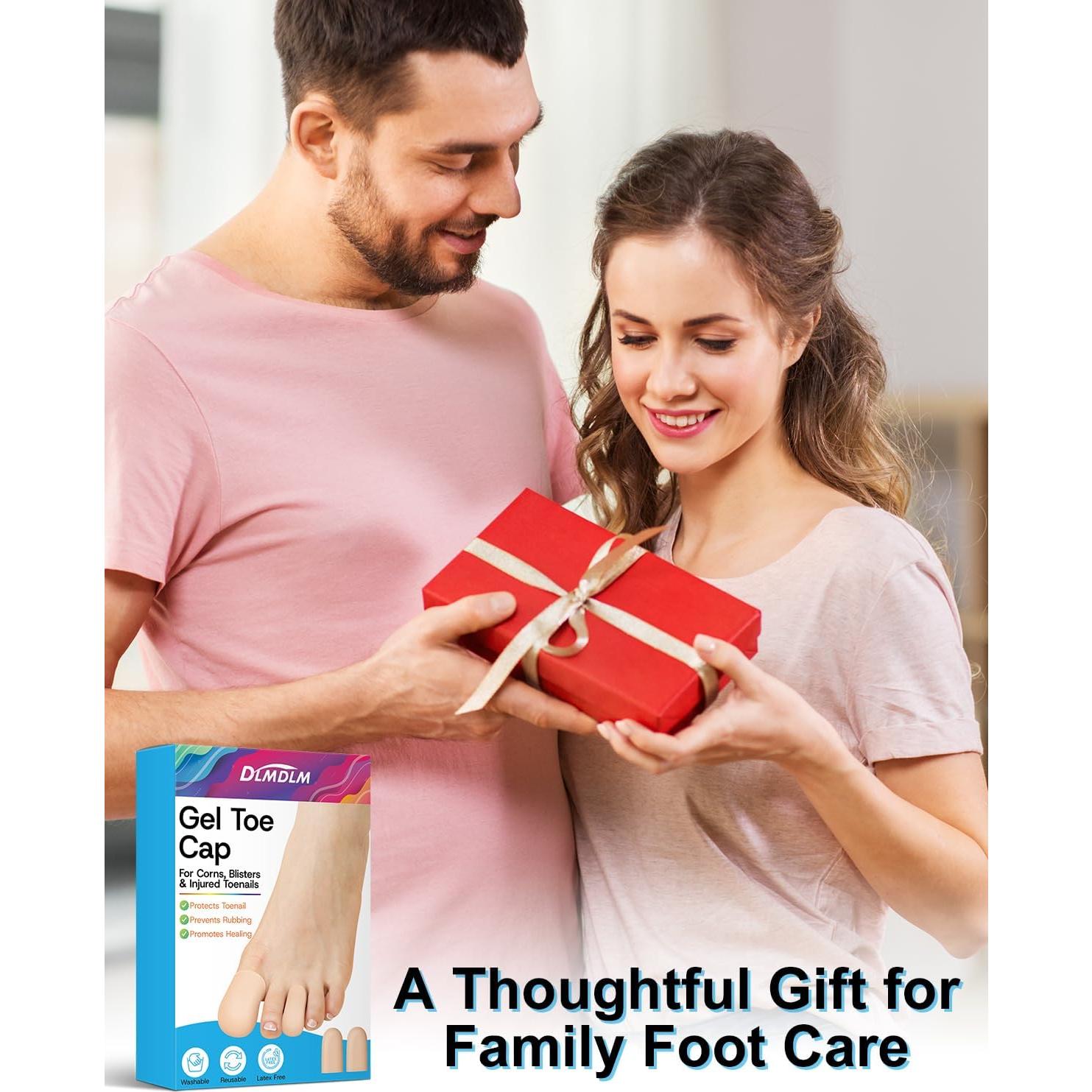 6 Protectores de Dedos de Gel DLMDLM - Alivio para Ampollas y Callos