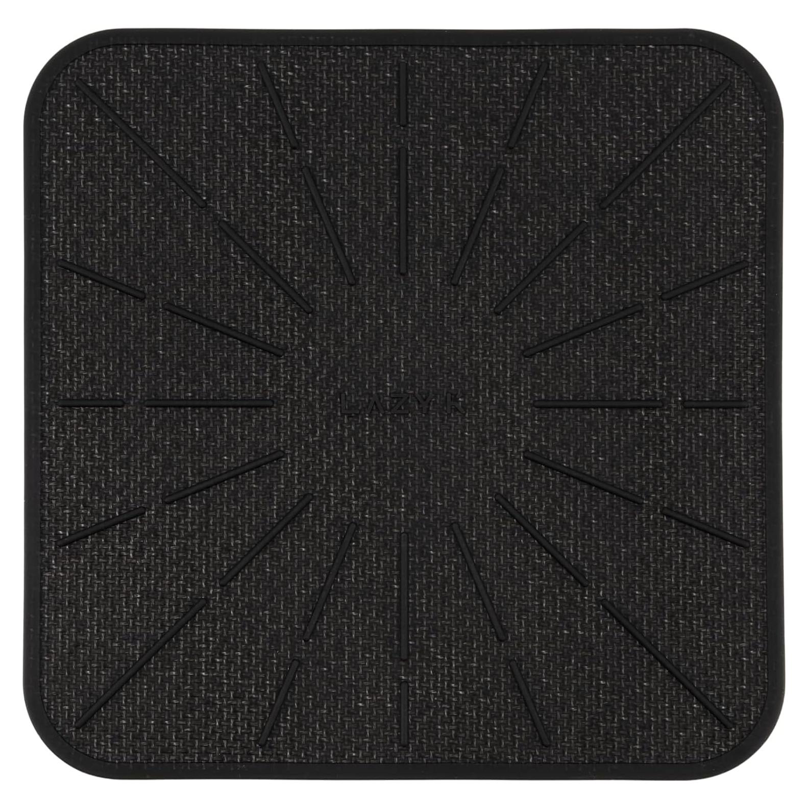 Alfombrilla de Cocina de Inducción Lazy K 18.8 cm Negra