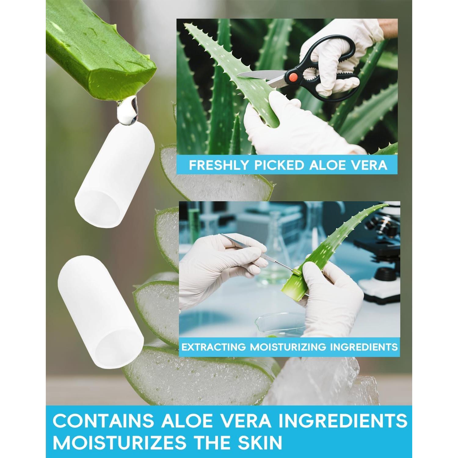 Protectores de Dedos de Silicona Qvlaitoe - Alivio para Uñas Encarnadas y Callos - Paquete de 12