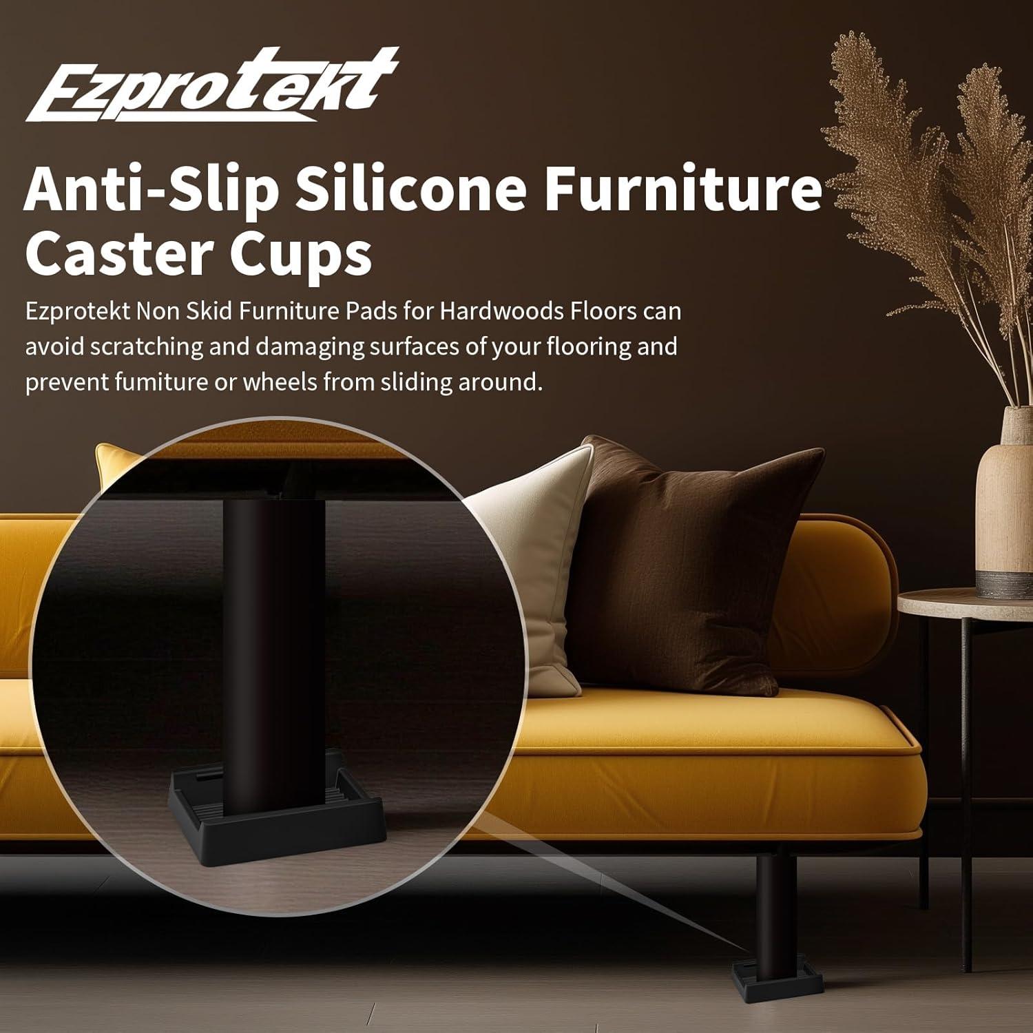 Copas Antideslizantes para Muebles Ezprotekt - 4 Pcs 73.7x58.4mm