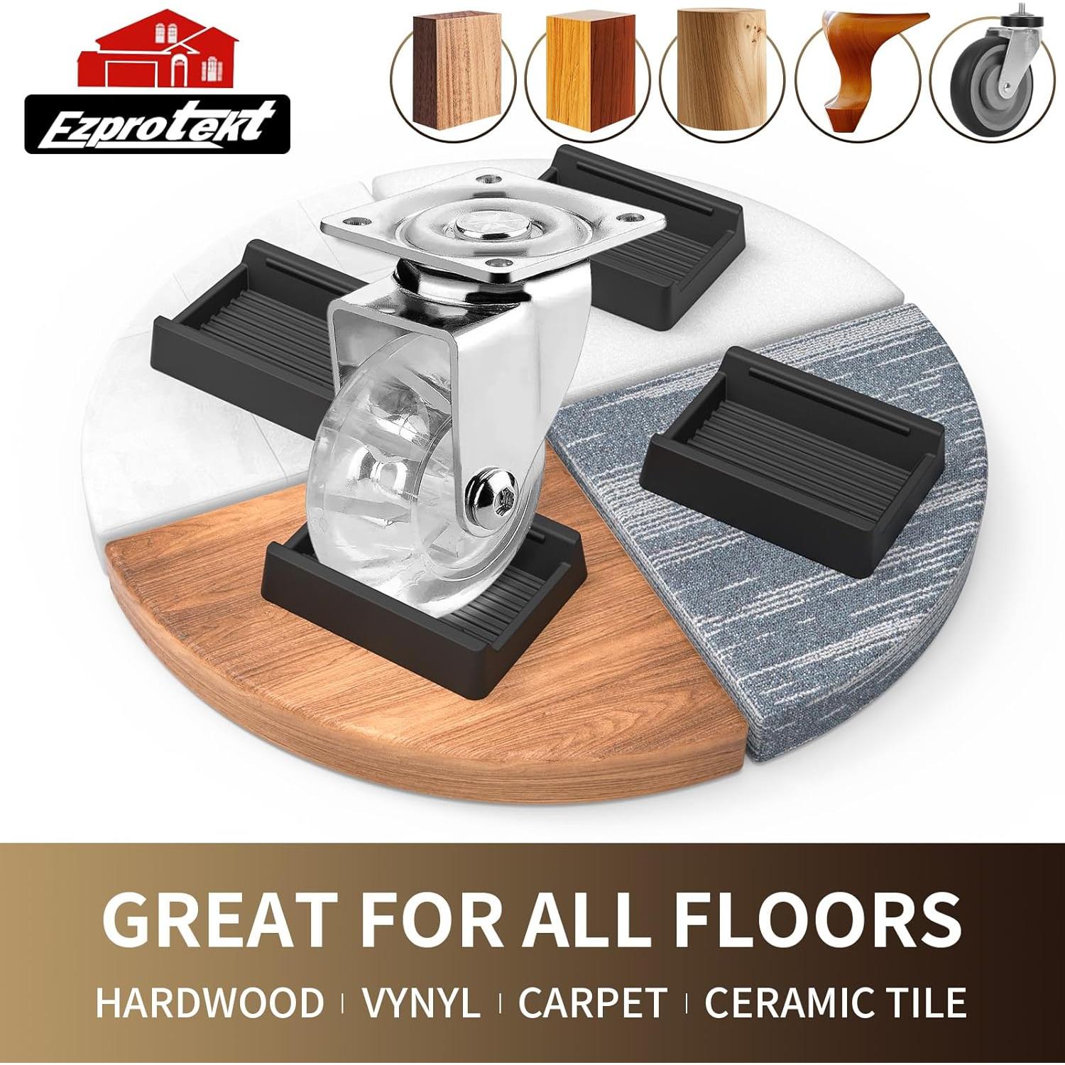 Copas Antideslizantes para Muebles Ezprotekt - 4 Pcs 73.7x58.4mm