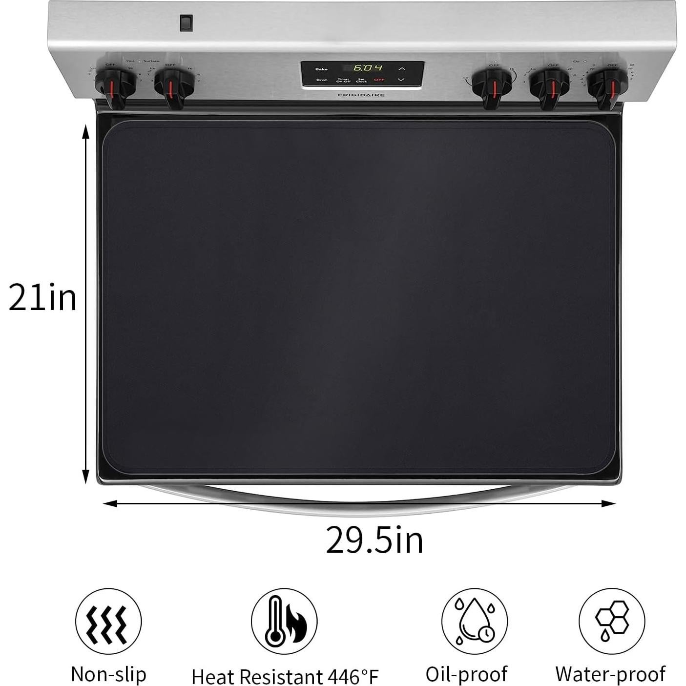 Cubierta de Estufa Eléctrica VCHOMY 75x53.3 cm Fibra de Vidrio