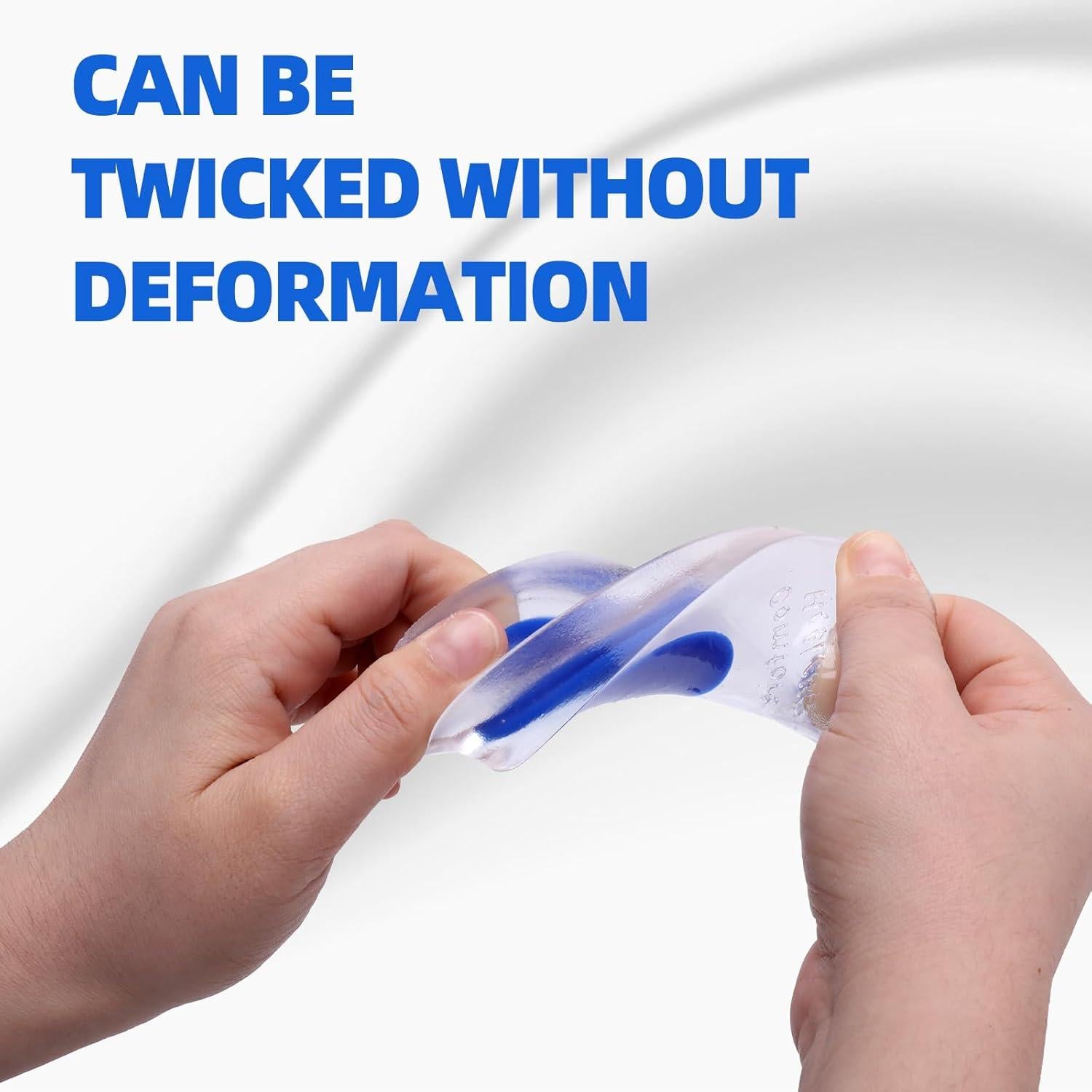 Copas de Talón de Gel JayruiMice - 2 Pares para Dolor de Talón