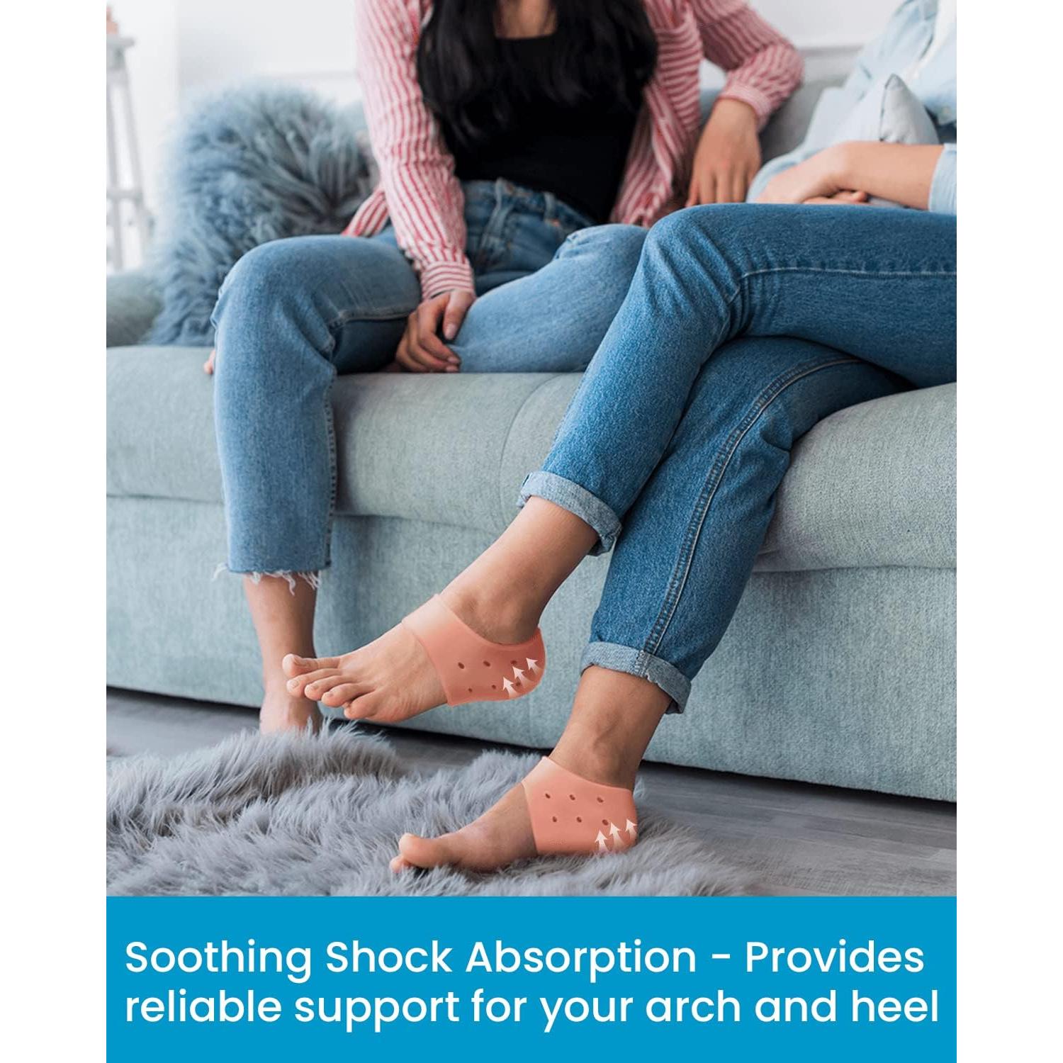 Copas de Gel para Talón Sumiwish - 6 Piezas Alivio Dolor