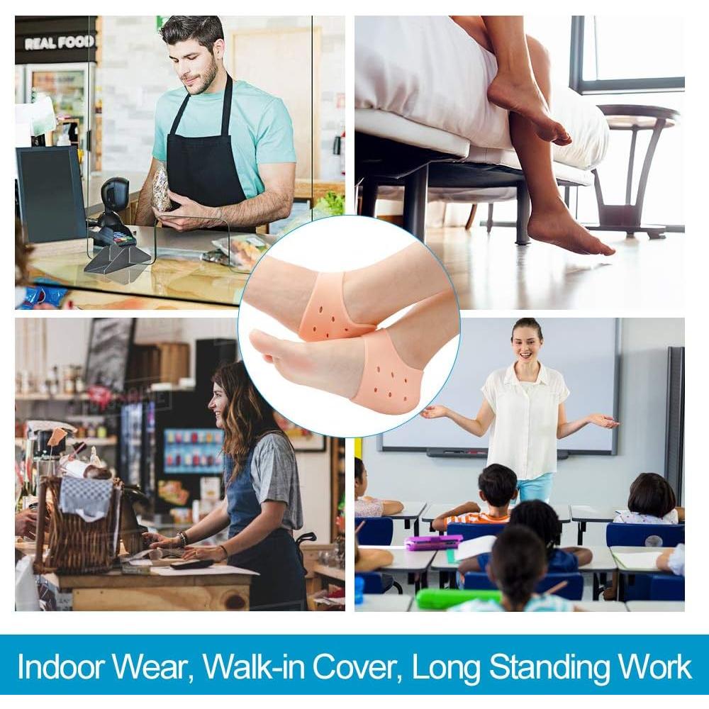 Copas de Gel para Talón Sumiwish - 6 Piezas Alivio Dolor