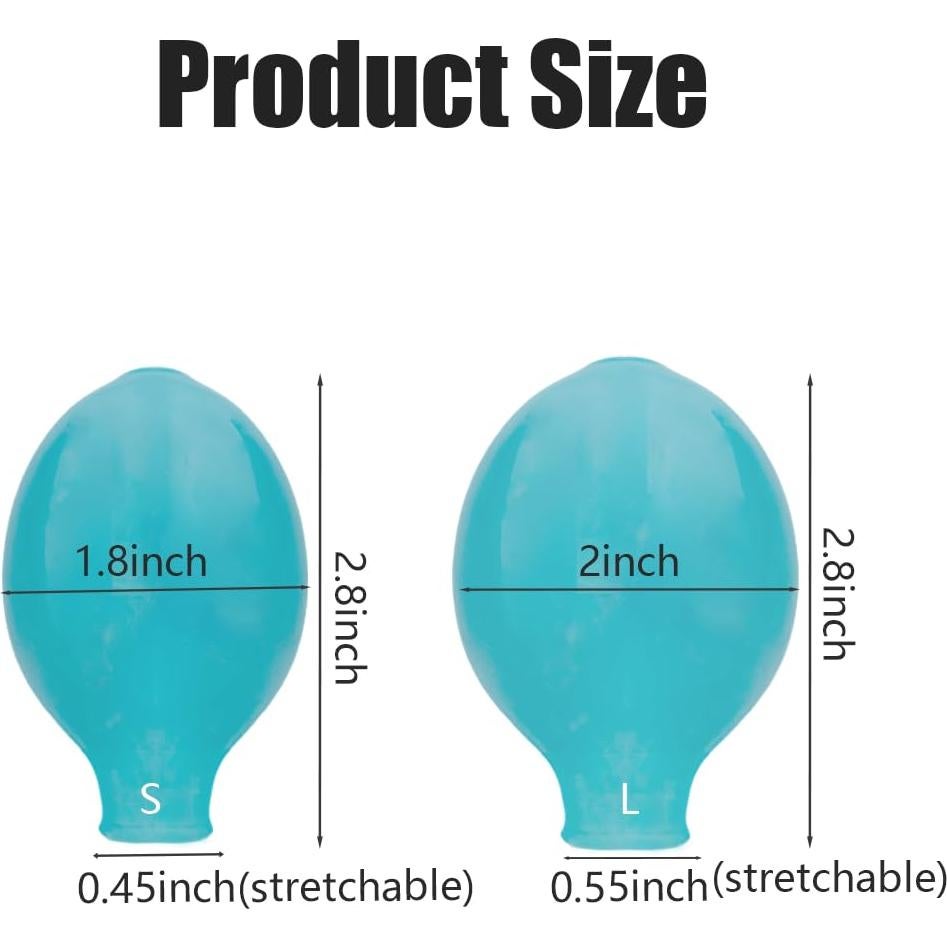 Manga Impermeable para Dedos GYZC - 4 Unidades Silicona Reutilizable