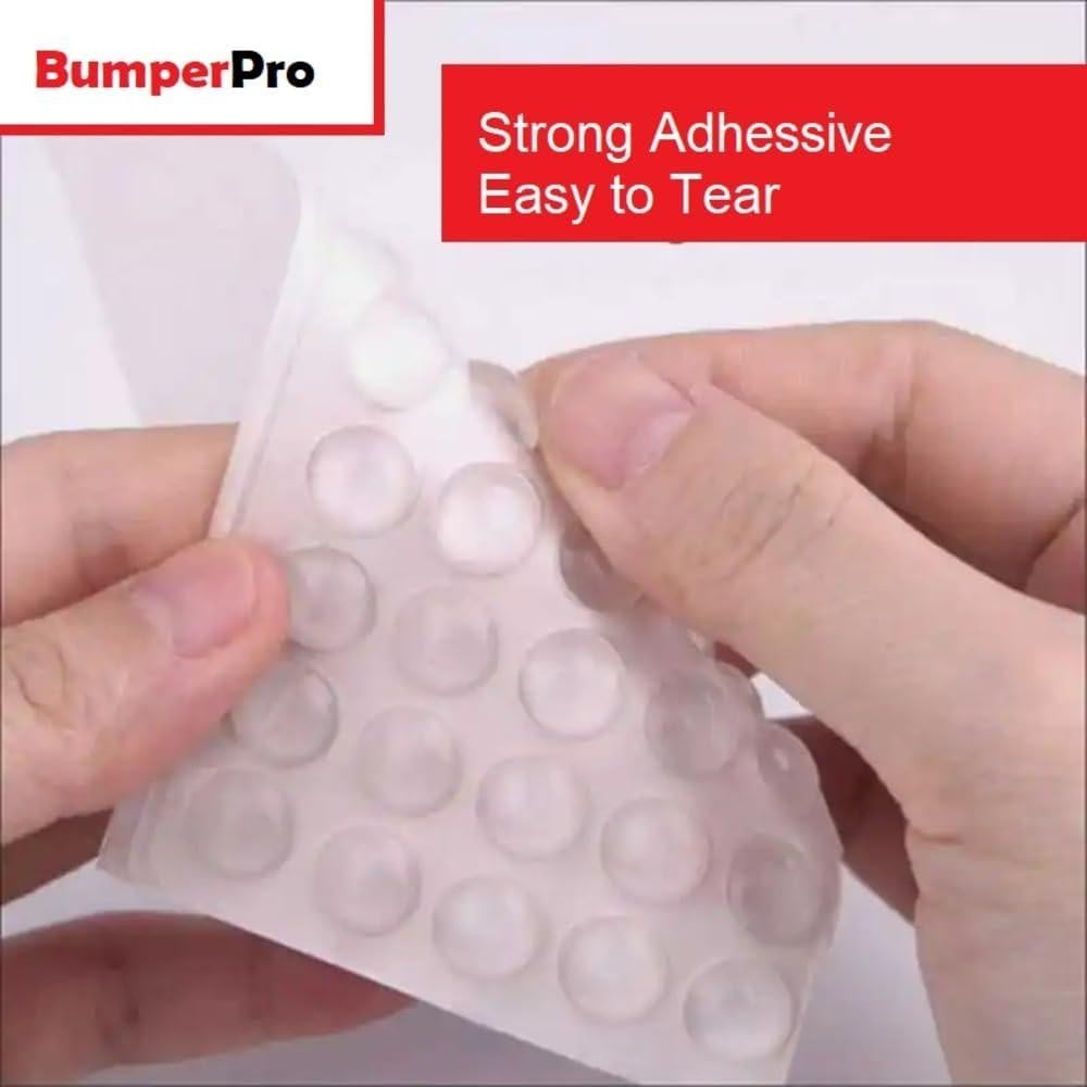 Amortiguadores de Gabinete BumperPro 128 Piezas Silicona 1.27 cm