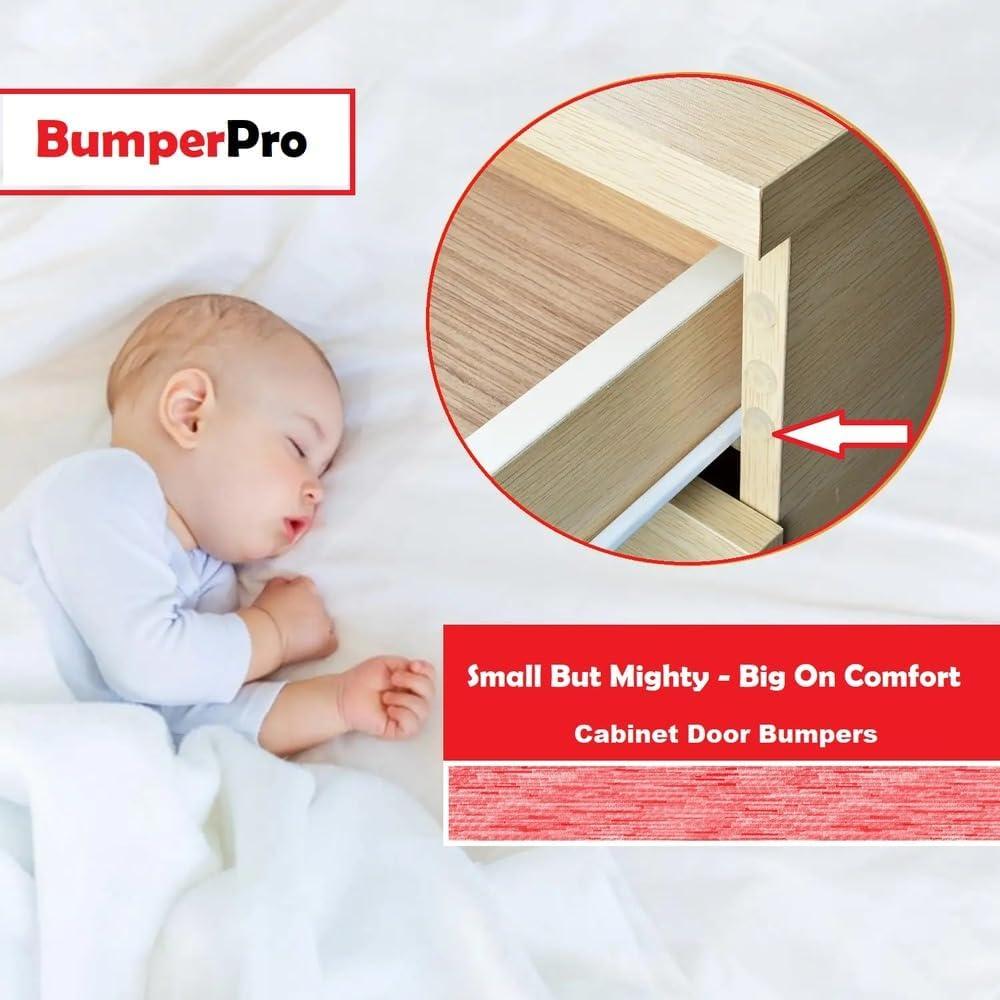 Amortiguadores de Gabinete BumperPro 128 Piezas Silicona 1.27 cm