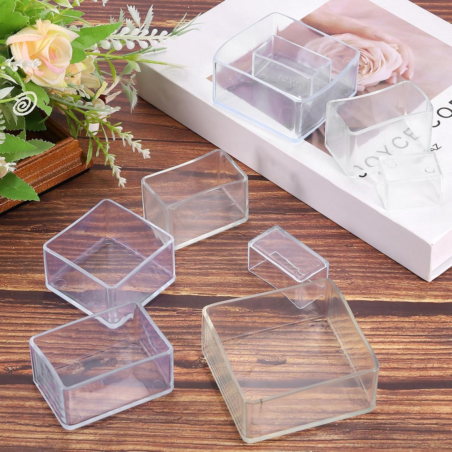 16 Protectores de Suelo de Silicona uxcell para Patas de Silla 5x2.5 cm