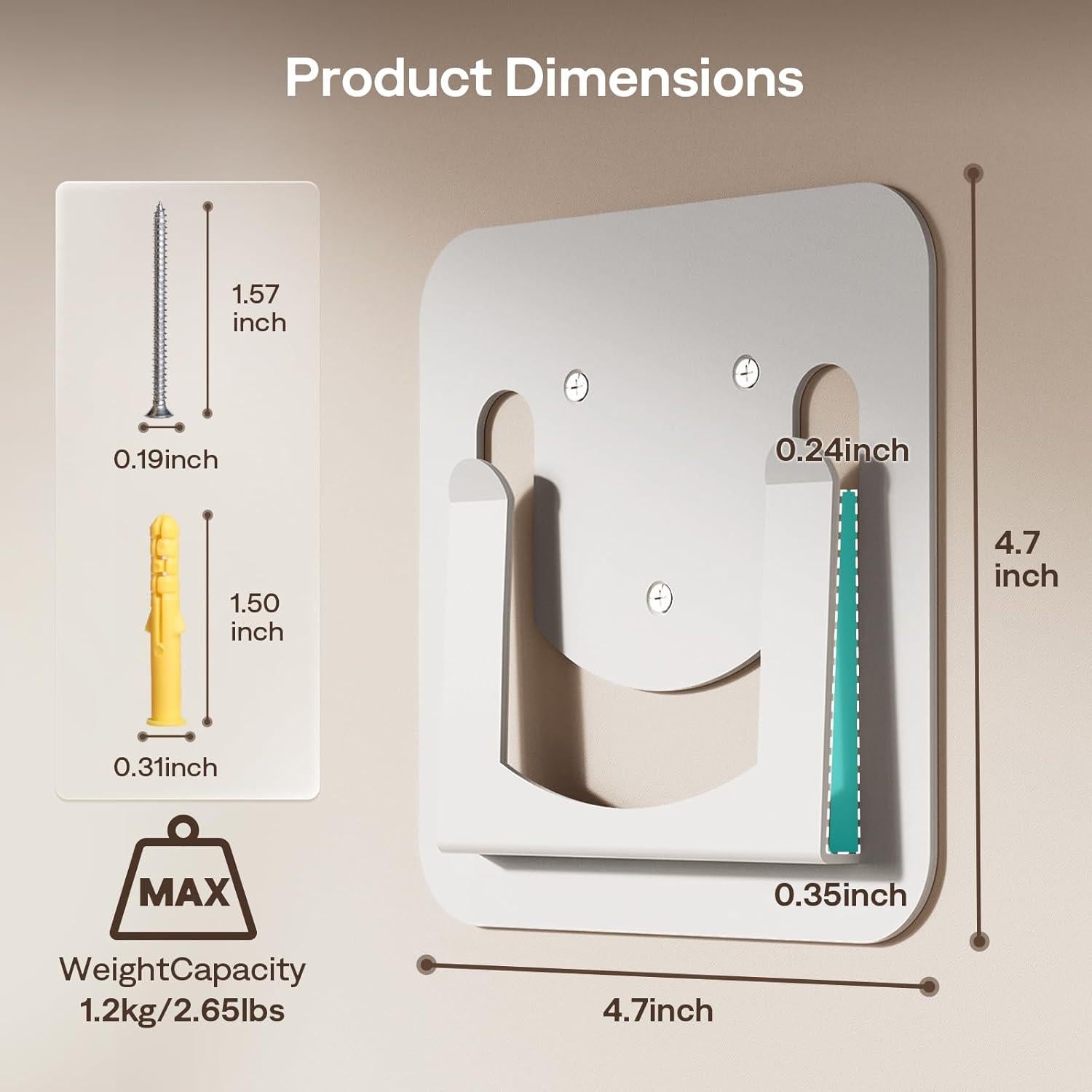 Soporte de Techo para Proyector Boldever HY300 Pro Blanco