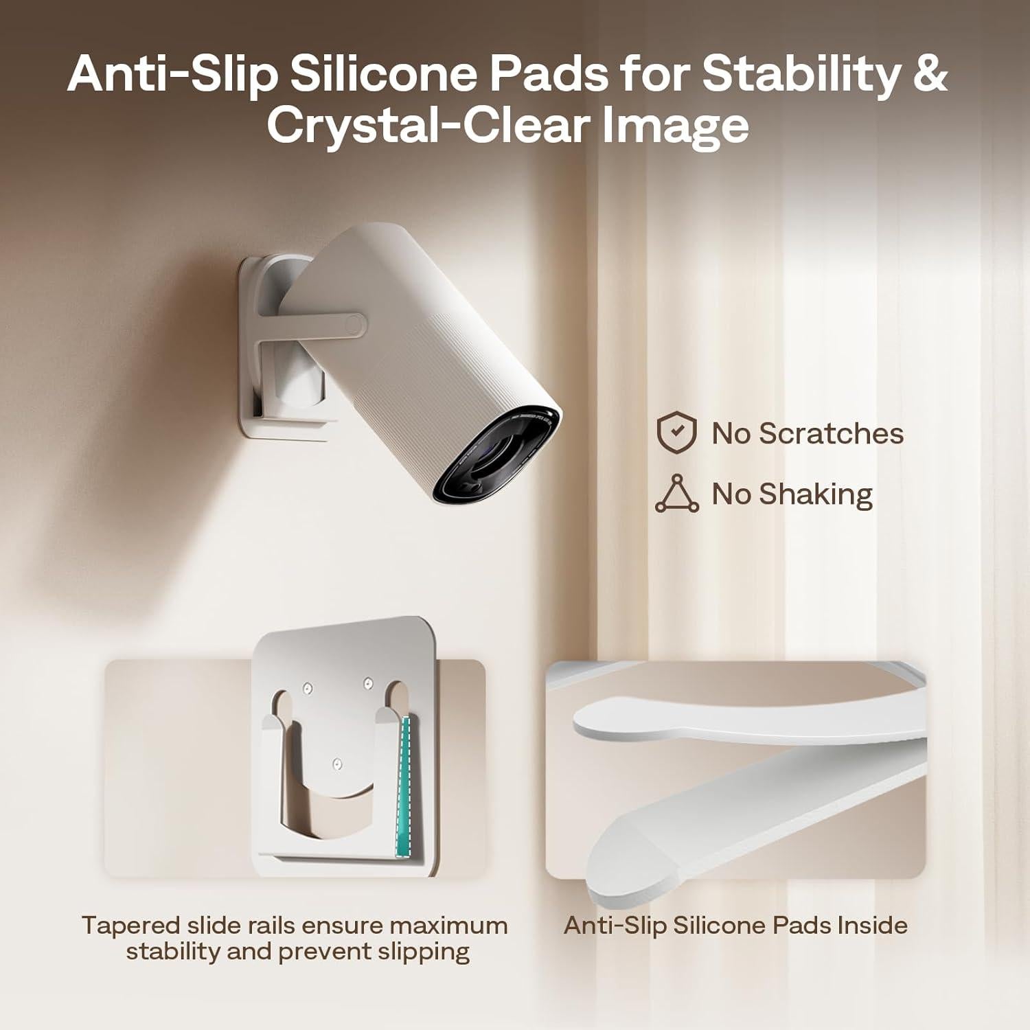 Soporte de Techo para Proyector Boldever HY300 Pro Blanco