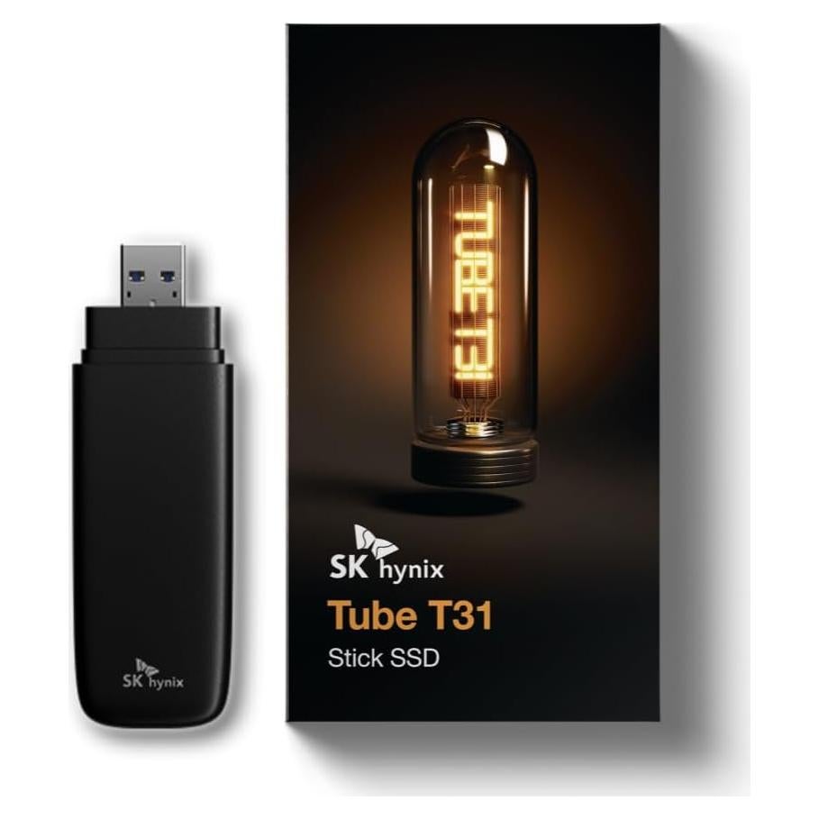 SSD Externo SK hynix Tube T31 2TB USB-A 3.2 Gen2 1000MB/s