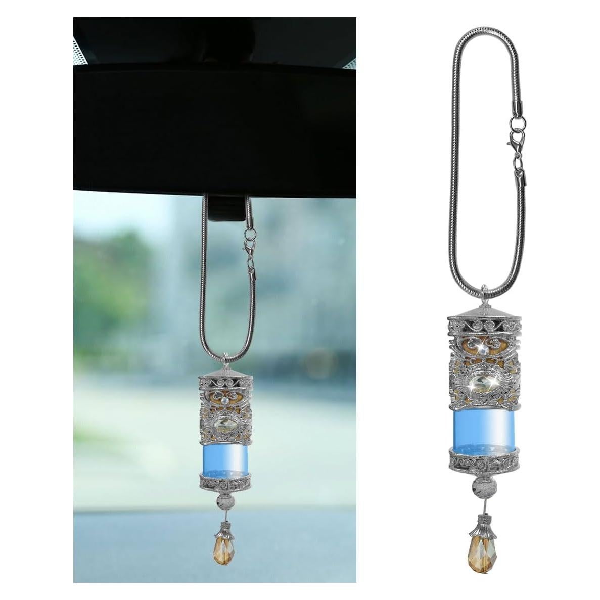 Colgante de Perfume para Auto BDZMC Plata - Difusor Aromaterapia