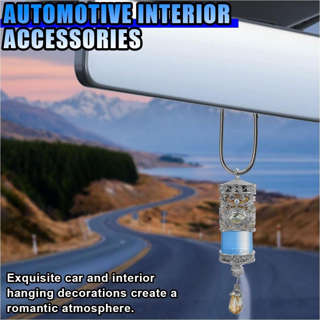 Colgante de Perfume para Auto BDZMC Plata - Difusor Aromaterapia