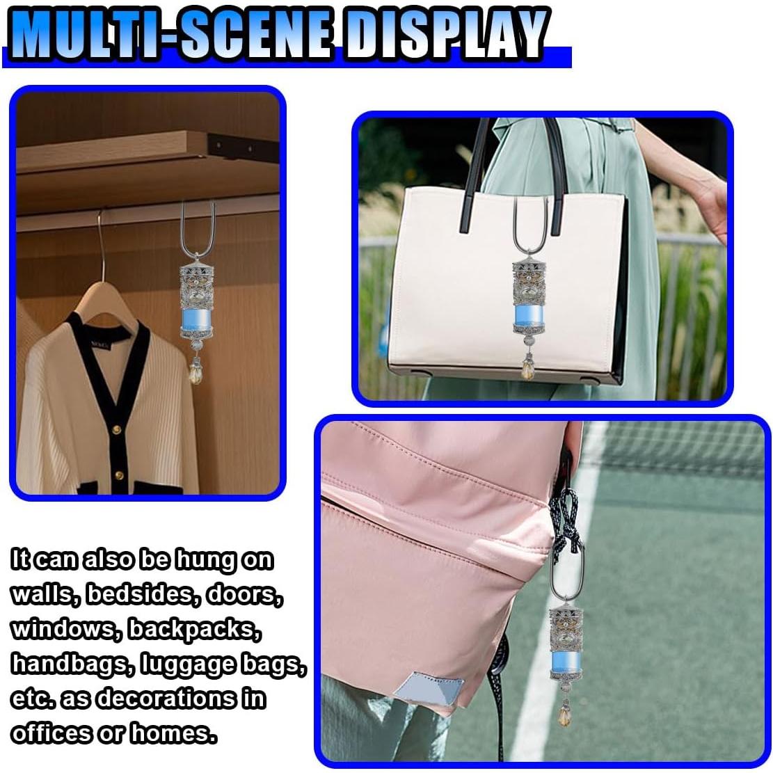 Colgante de Perfume para Auto BDZMC Plata - Difusor Aromaterapia