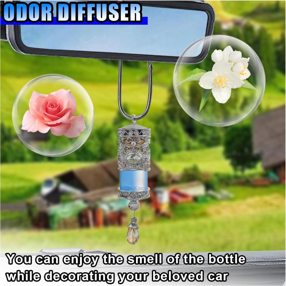 Colgante de Perfume para Auto BDZMC Plata - Difusor Aromaterapia