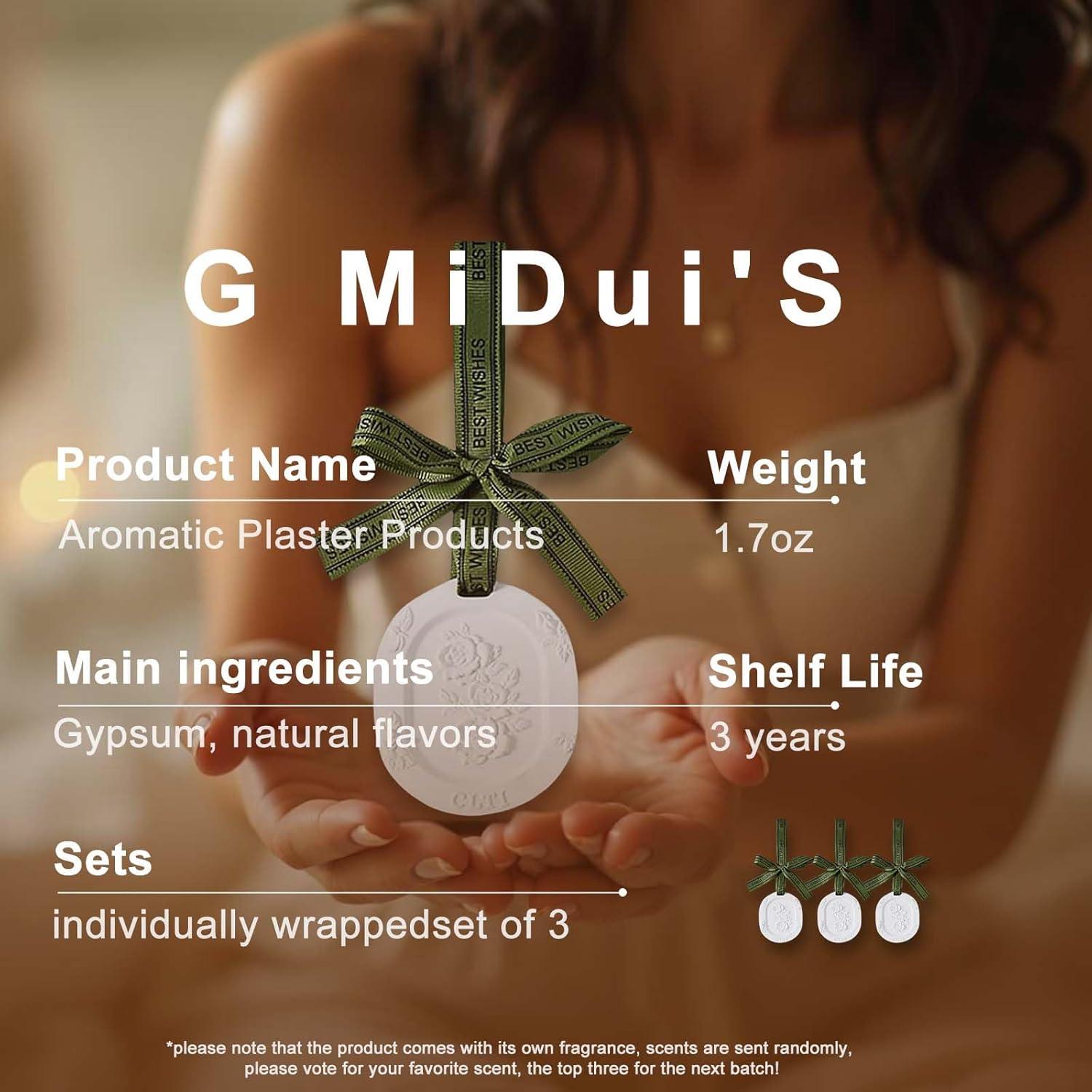 Difusor de Aceite Esencial G MiDui'S 3 Piezas Yeso Verde