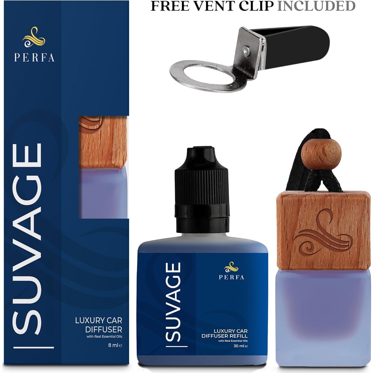 Ambientador de Aire para Automóvil Perfa Sauvage 38.1ml