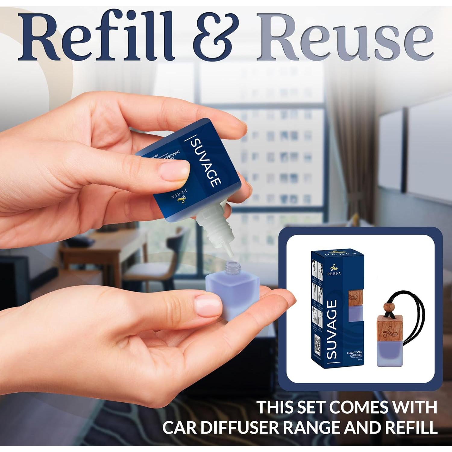 Ambientador de Aire para Automóvil Perfa Sauvage 38.1ml