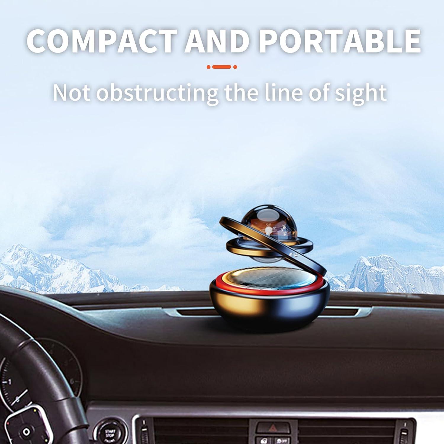 Ambientador de Auto Kwak QTT213 Solar Recargable Negro