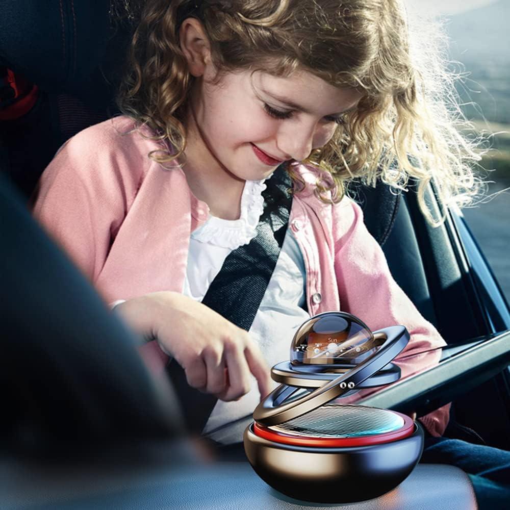 Ambientador de Auto Kwak QTT213 Solar Recargable Negro