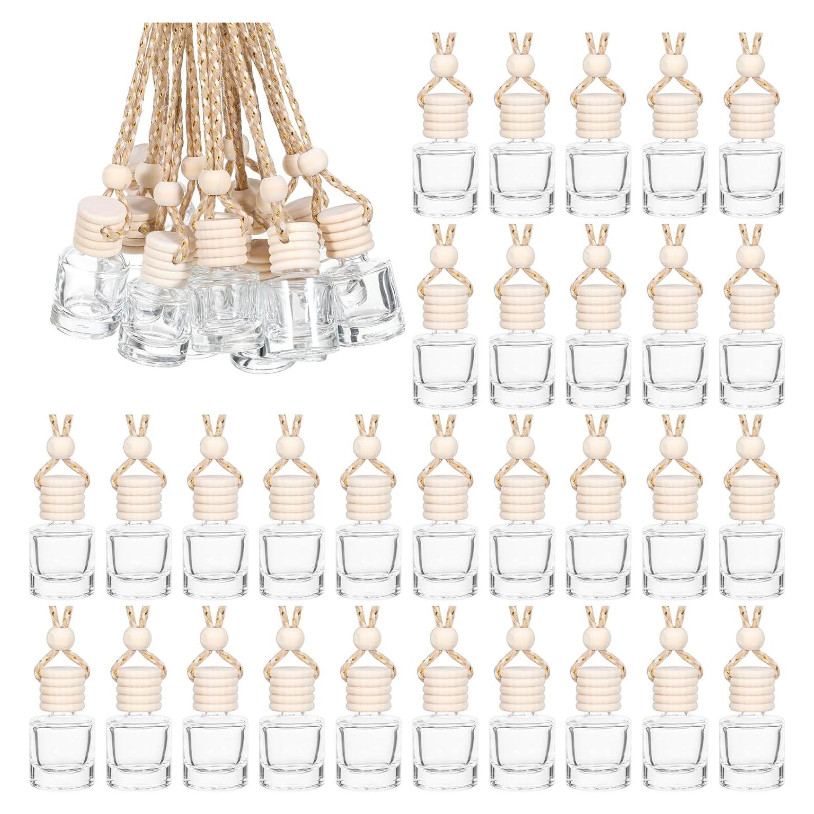 30 Botellas de Vidrio 8ml Difusor de Aire Fresco para Coche