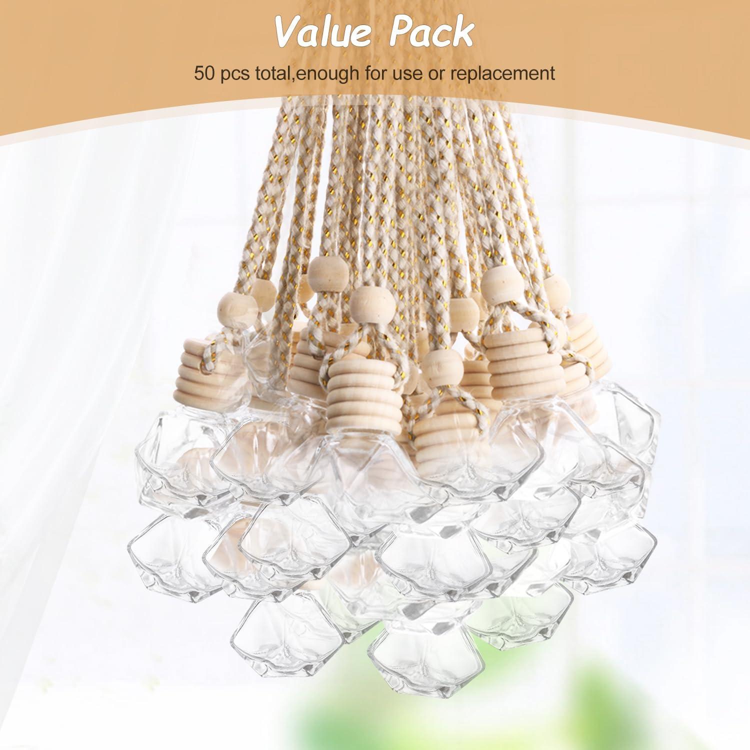 Paquete de 50 Botellas de Vidrio Difusoras Lokusel 1.32 kg