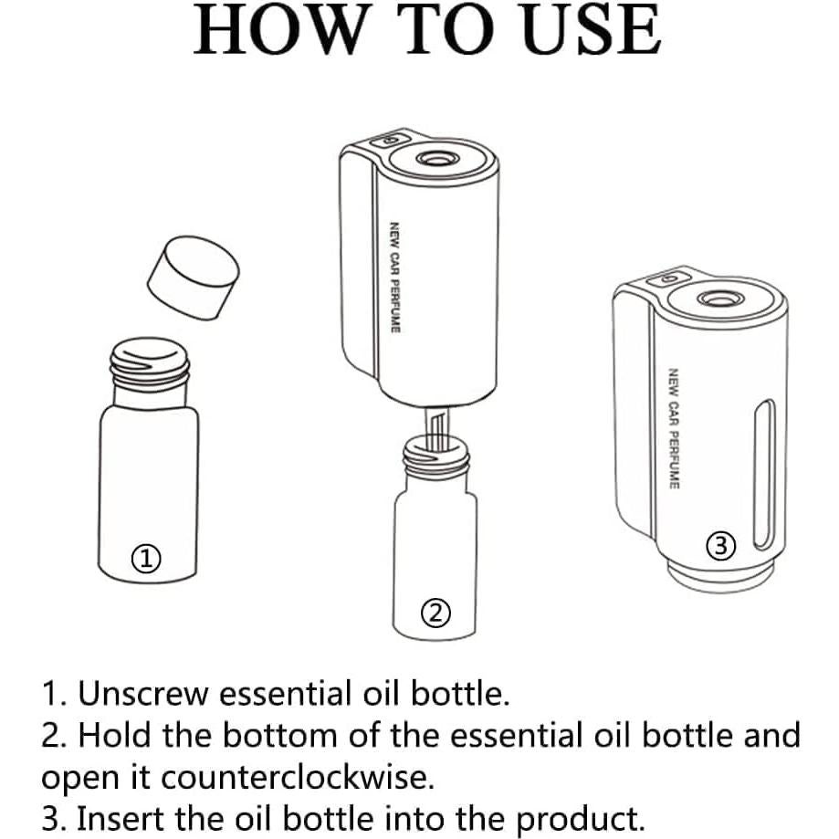 Aromatizante Inteligente para Carro Yewmow con Difusor y 3 Modos