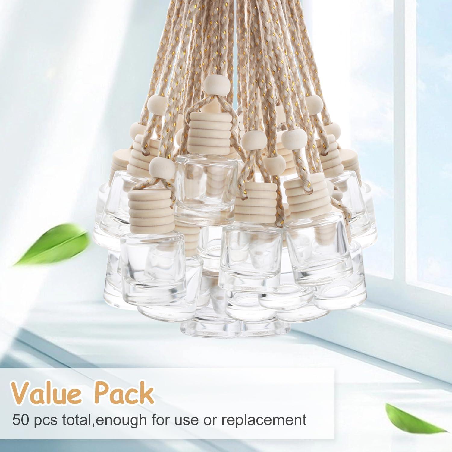 50 Botellas de Vidrio para Ambientador de Auto WS1561Y50