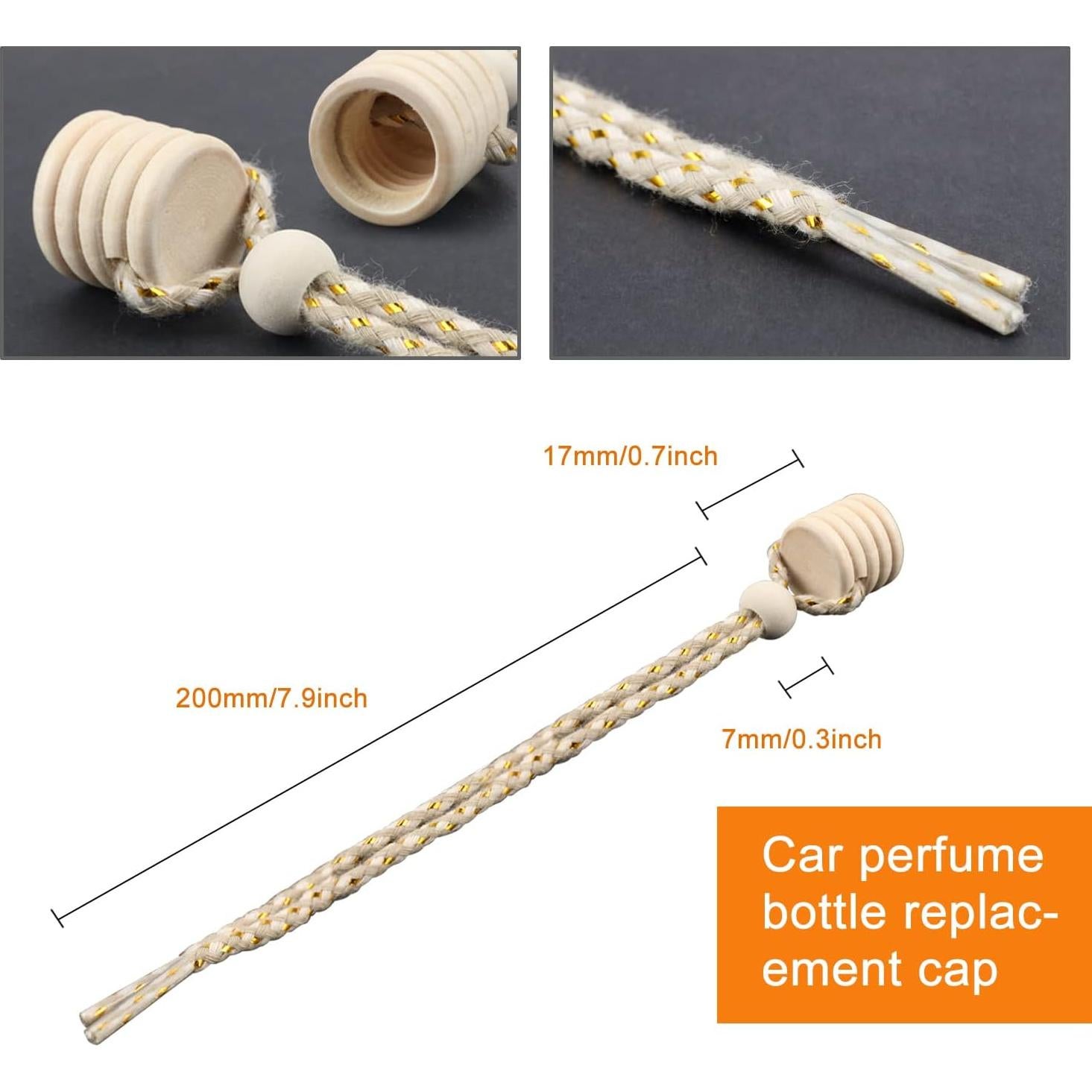 20 Tapas de Reemplazo para Botellas de Perfume Wresty