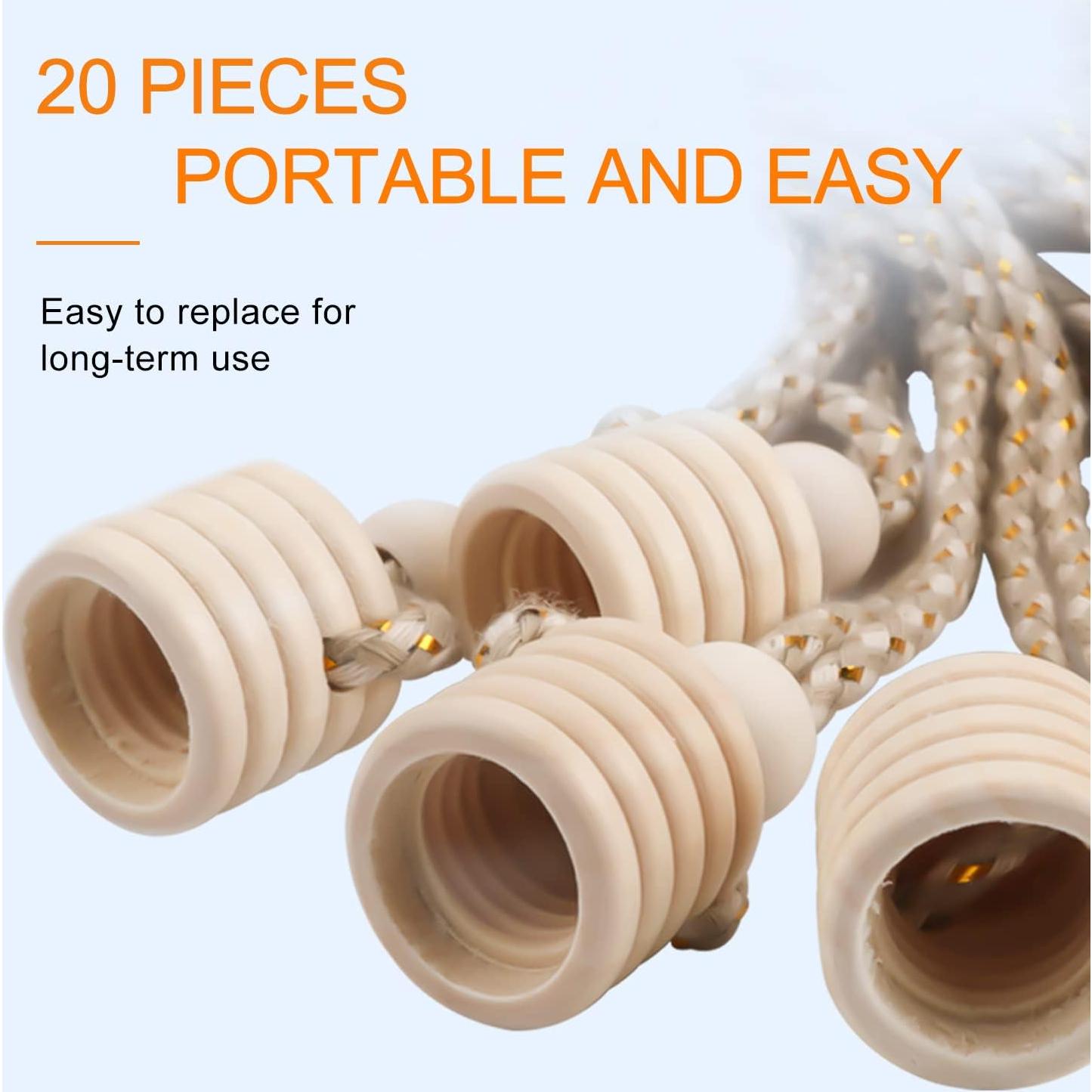 20 Tapas de Reemplazo para Botellas de Perfume Wresty