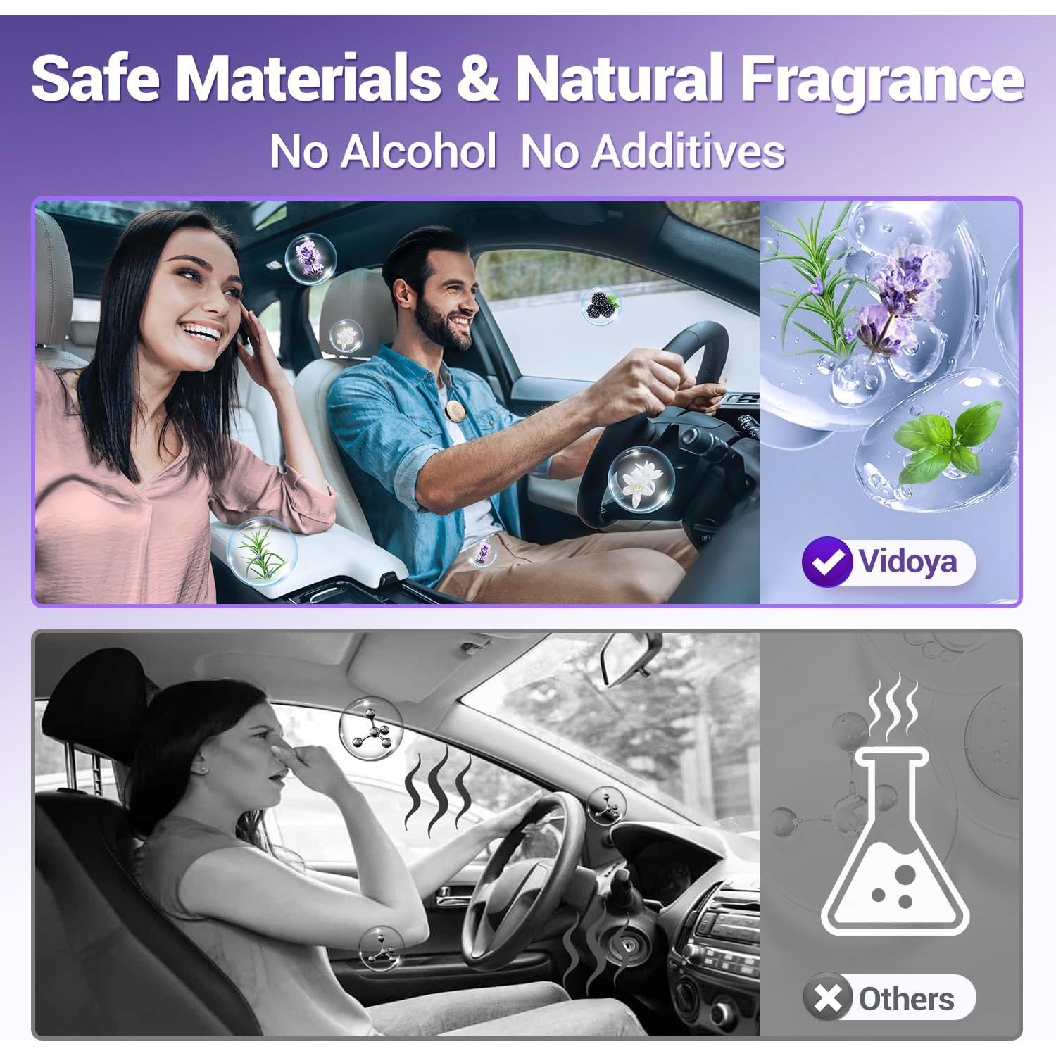 Ambientador de Aire para Auto Vidoya, Difusor Inteligente Negro