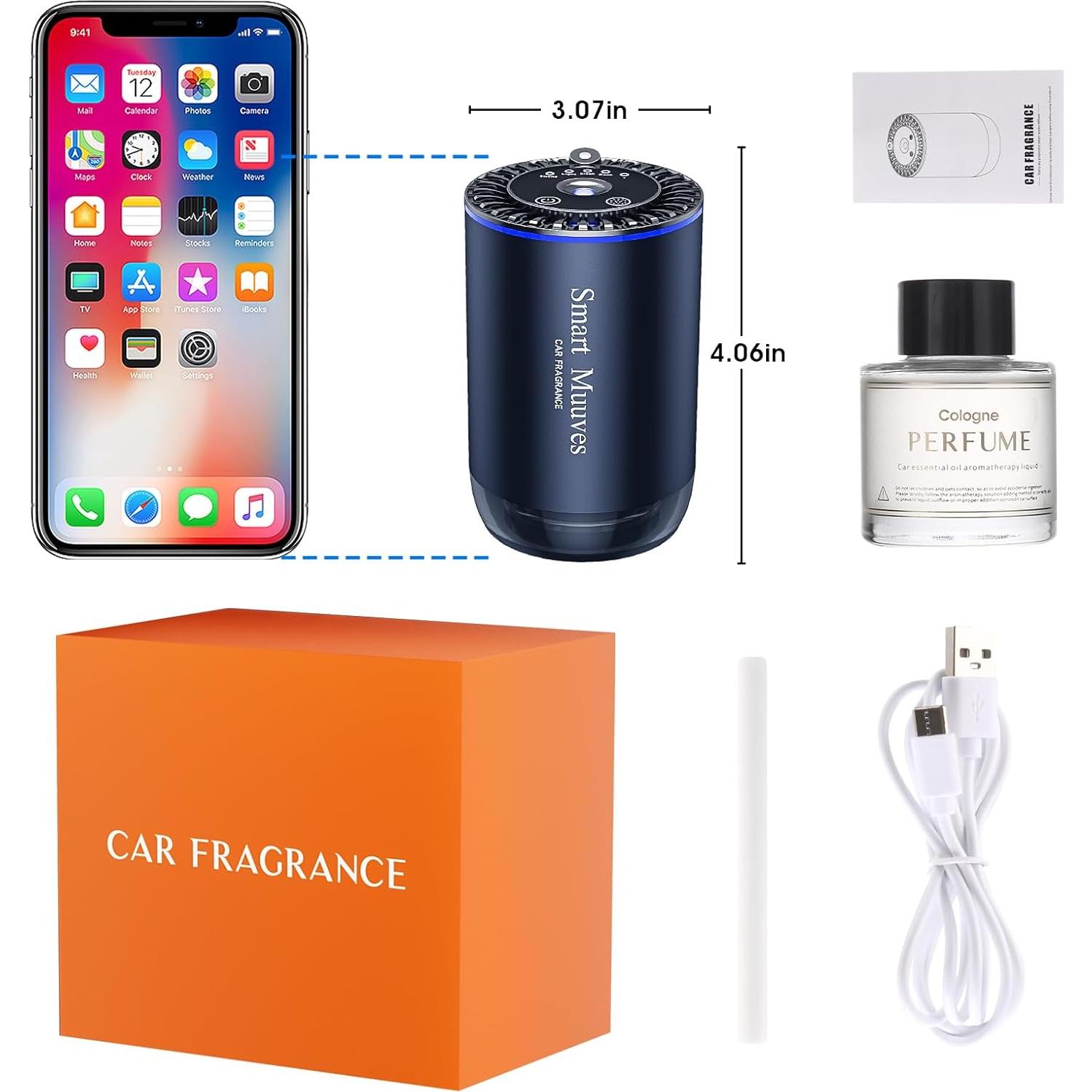 Ambientador de Coche Inteligente Smart Muuves 3 Velocidades