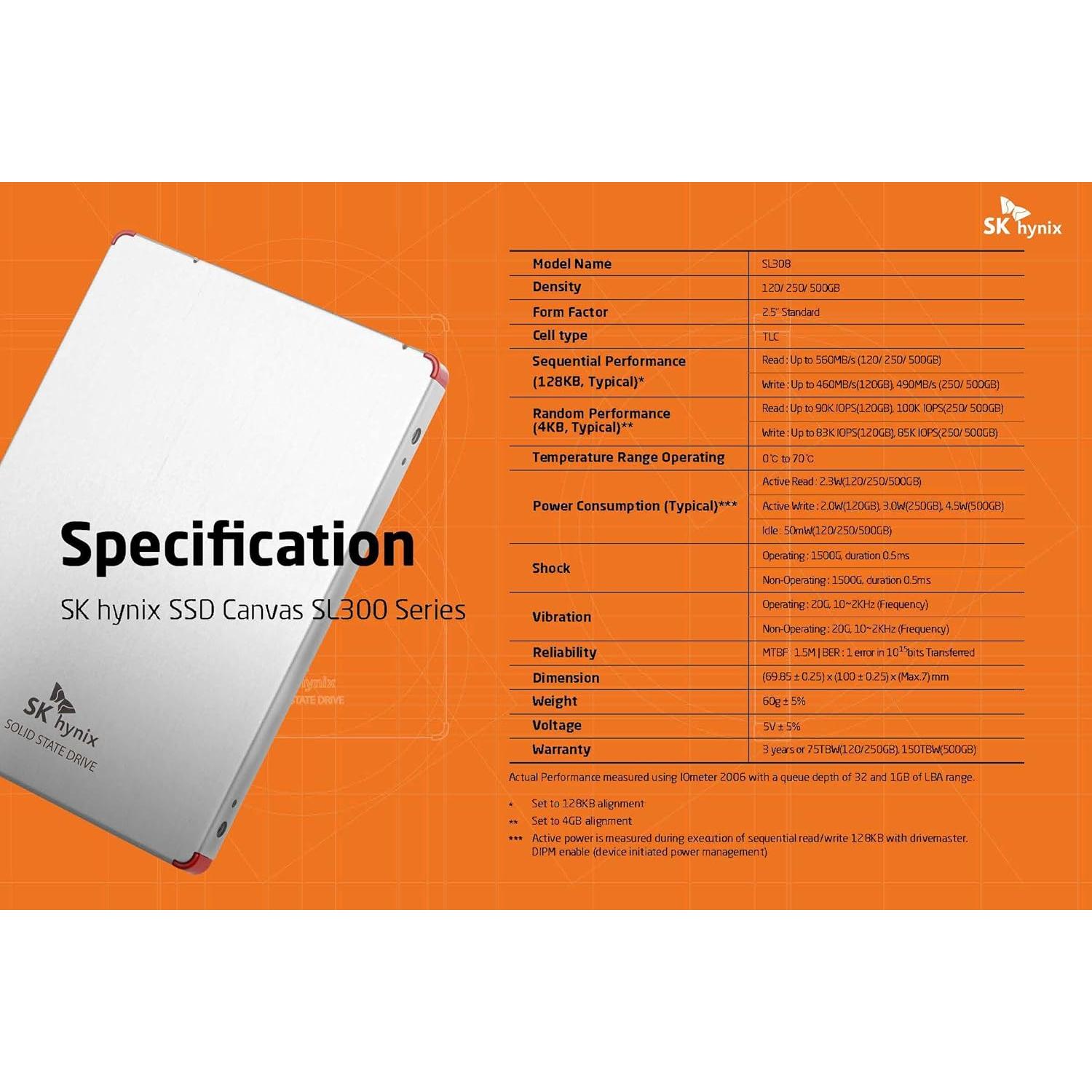 SSD Interno SK hynix 250GB 2.5" HFS250G32TND-N1A2A