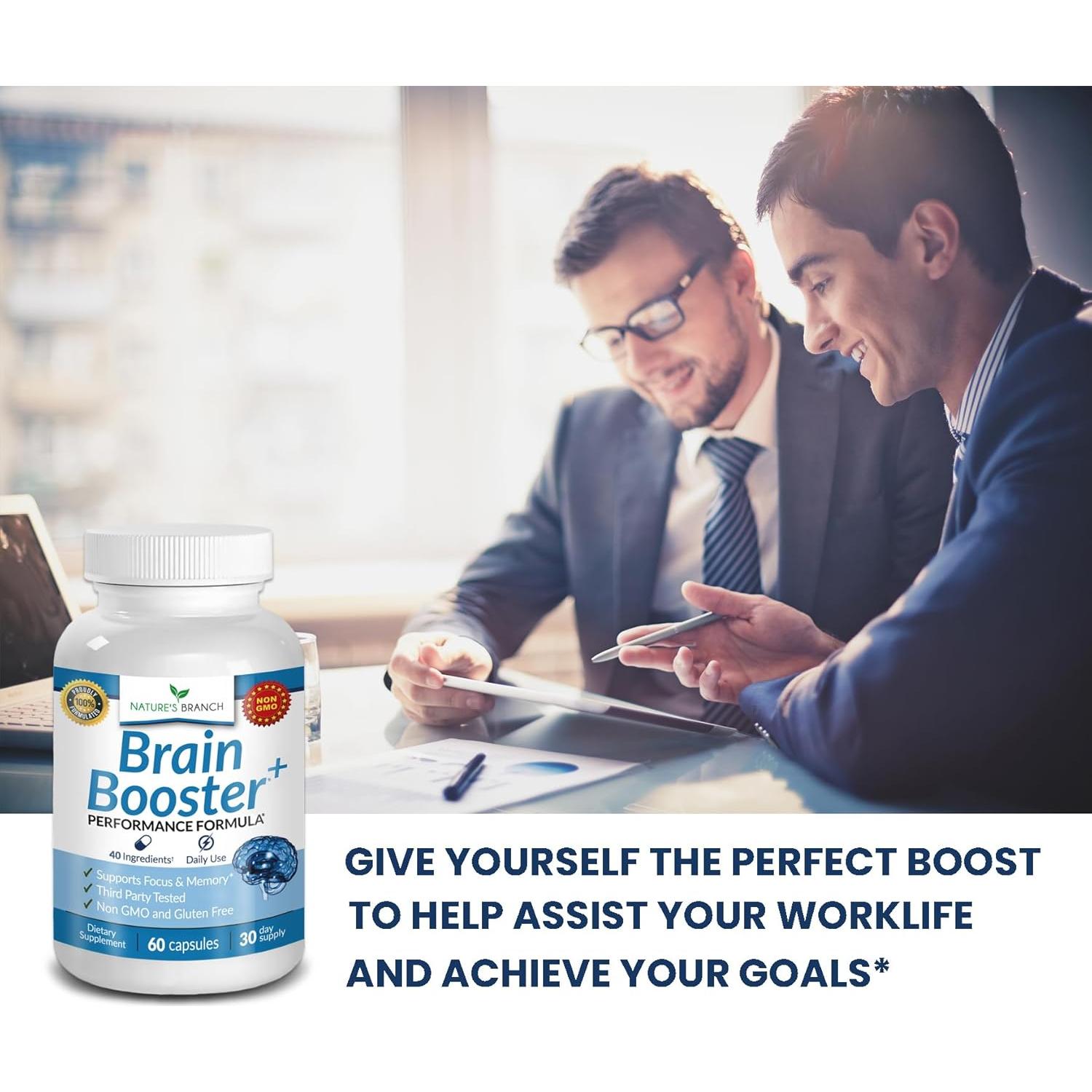 Suplemento Cerebral Nature's Branch 40 en 1 - 60 Cápsulas