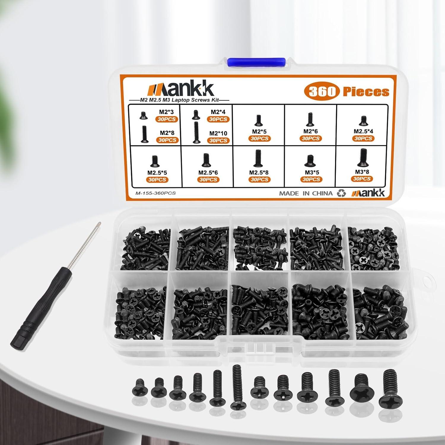 Kit de Tornillos M.2 para Portátil Mankk 840 Piezas