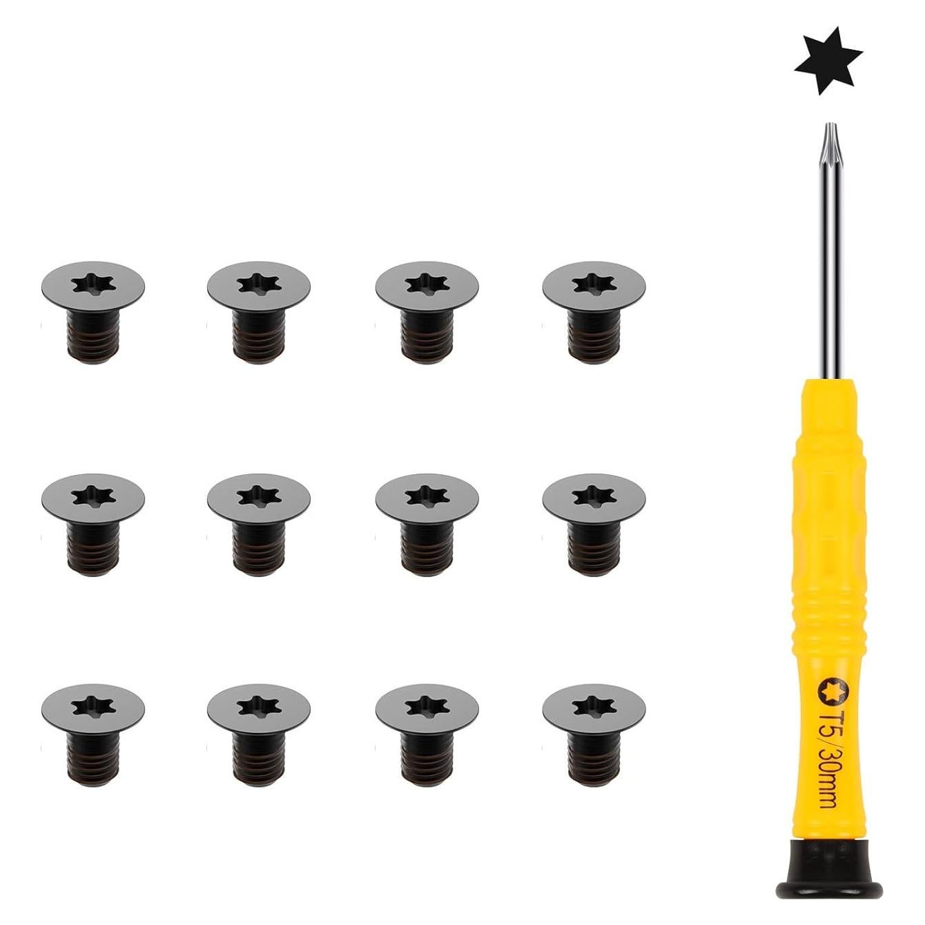 12 Tornillos M2x3mm Torx T5 + Destornillador para Dell XPS