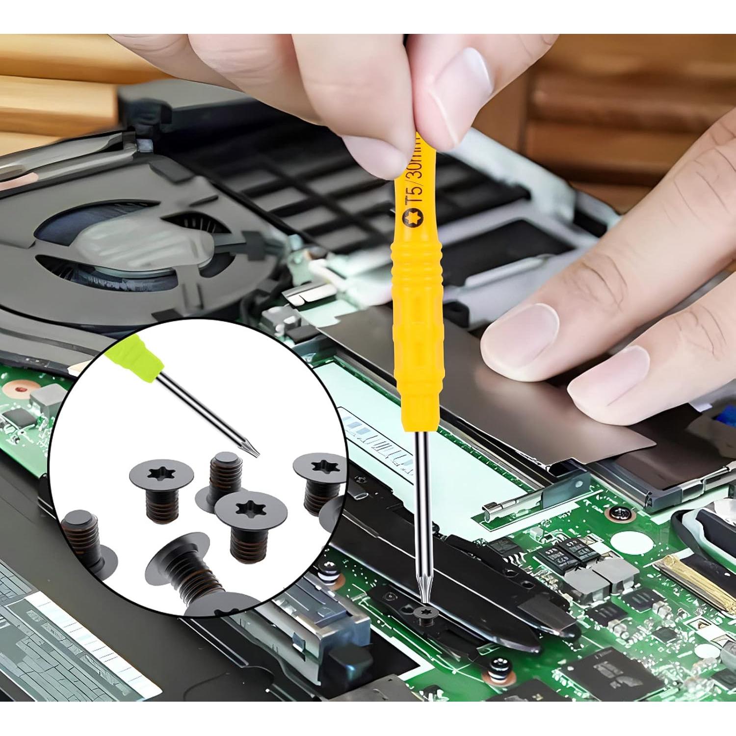 12 Tornillos M2x3mm Torx T5 + Destornillador para Dell XPS