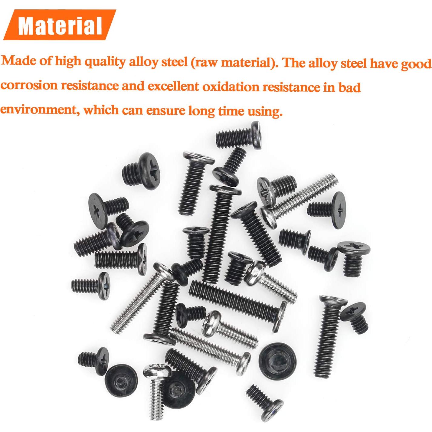 Kit de Tornillos de Reemplazo HELIFOUNER 800 Piezas para SSD y Electrónica