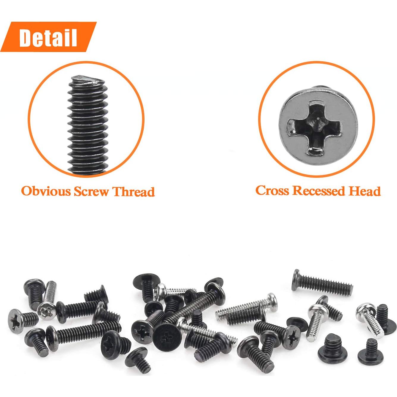 Kit de Tornillos de Reemplazo HELIFOUNER 800 Piezas para SSD y Electrónica